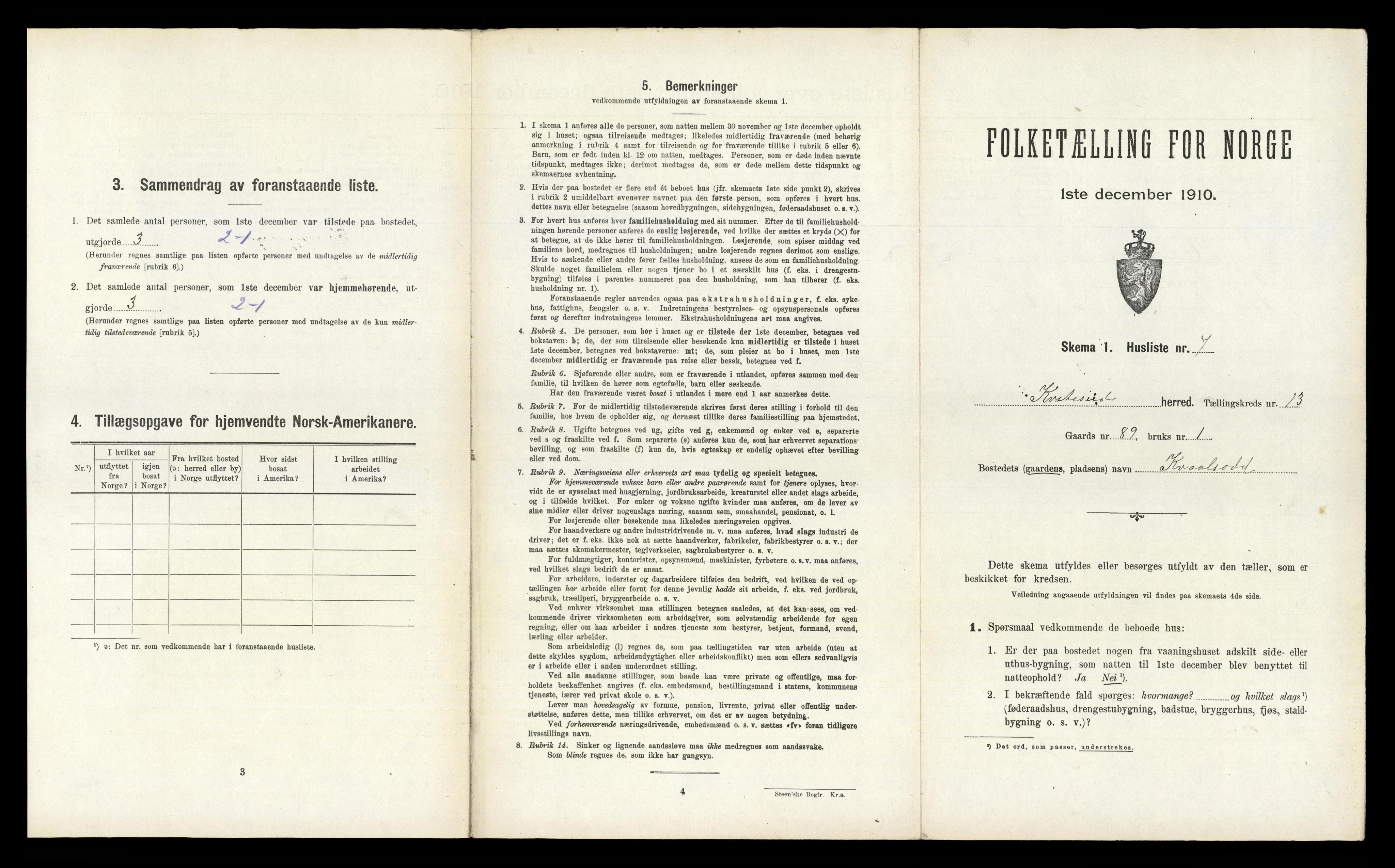 RA, 1910 census for Kviteseid, 1910, p. 1152