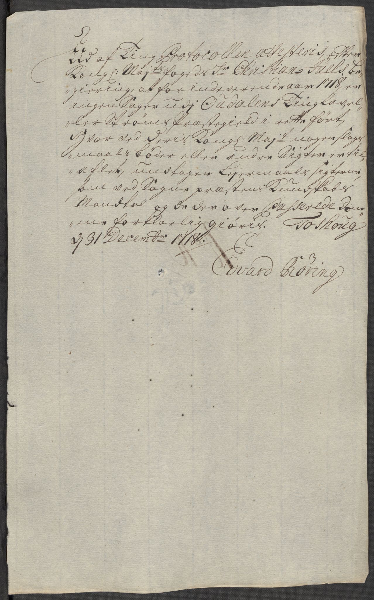 Rentekammeret inntil 1814, Reviderte regnskaper, Fogderegnskap, AV/RA-EA-4092/R13/L0857: Fogderegnskap Solør, Odal og Østerdal, 1718, p. 191