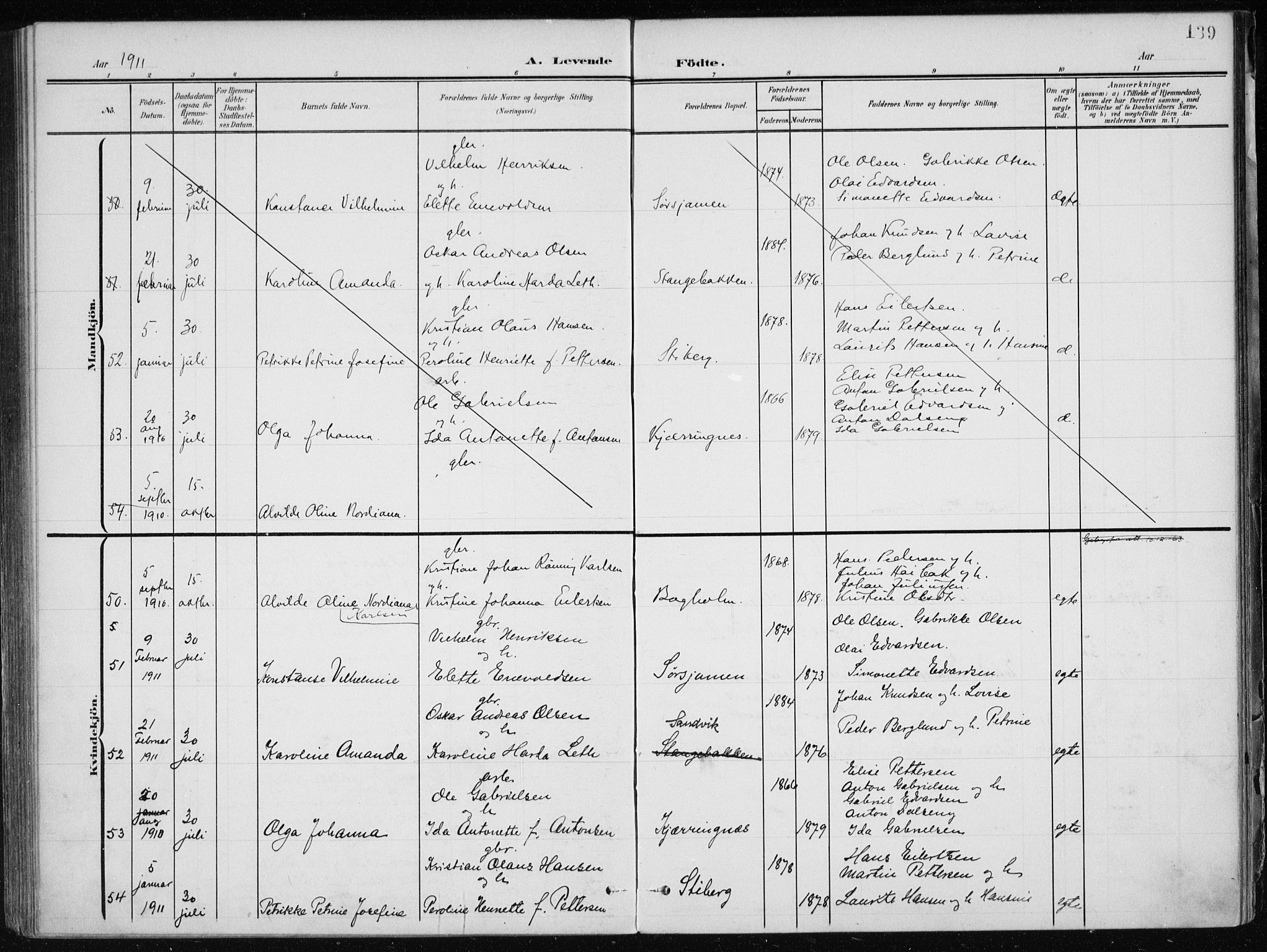 Ministerialprotokoller, klokkerbøker og fødselsregistre - Nordland, AV/SAT-A-1459/866/L0941: Parish register (official) no. 866A04, 1901-1917, p. 139