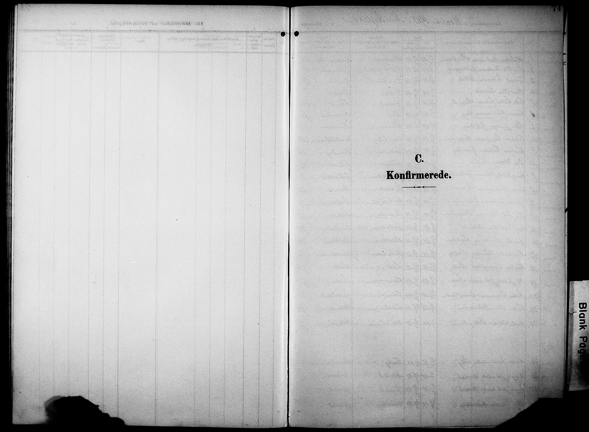 Elverum prestekontor, SAH/PREST-044/H/Ha/Haa/L0016: Parish register (official) no. 16, 1903-1912, p. 74