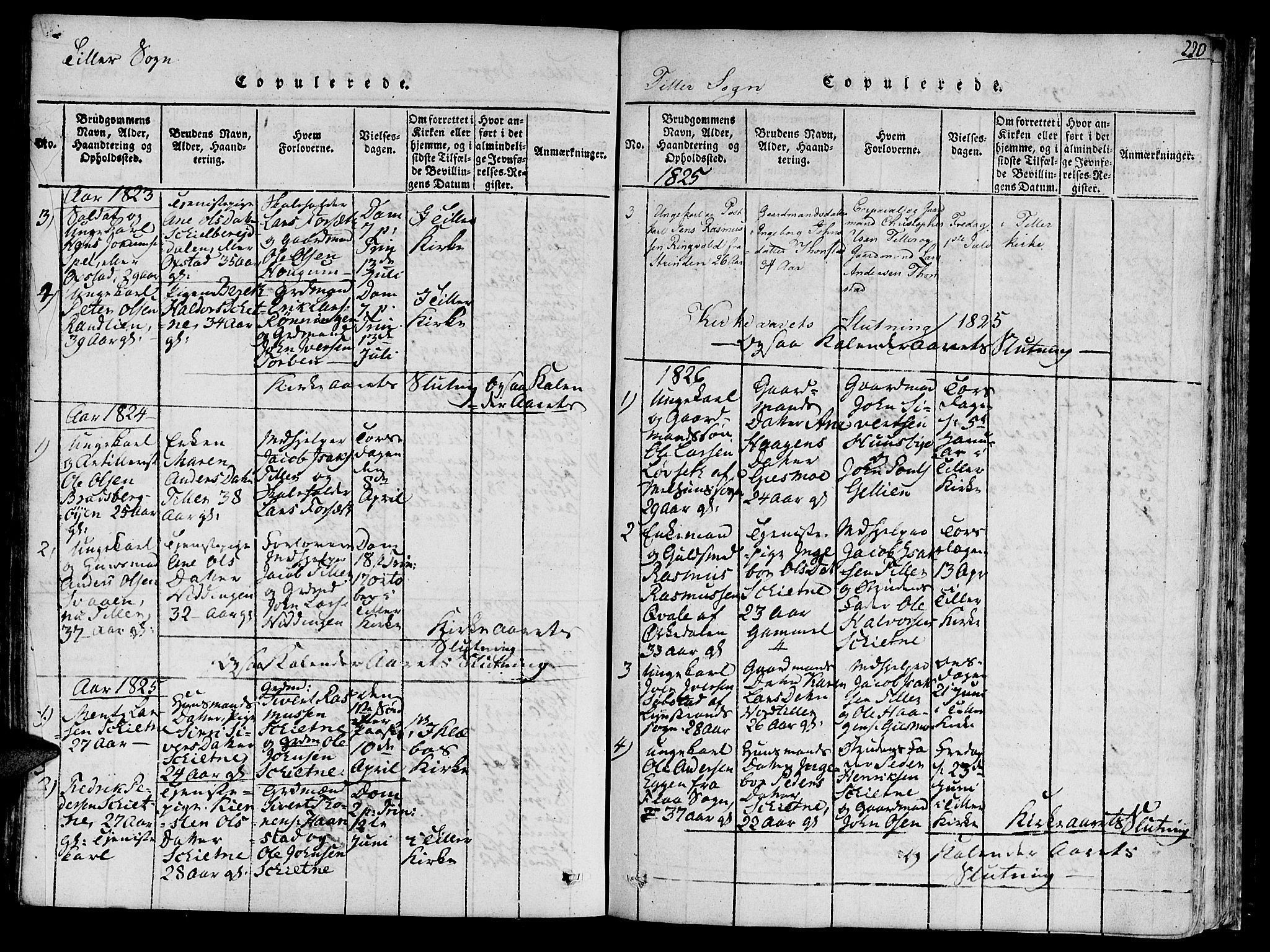 Ministerialprotokoller, klokkerbøker og fødselsregistre - Sør-Trøndelag, SAT/A-1456/618/L0440: Parish register (official) no. 618A04 /2, 1816-1843, p. 220