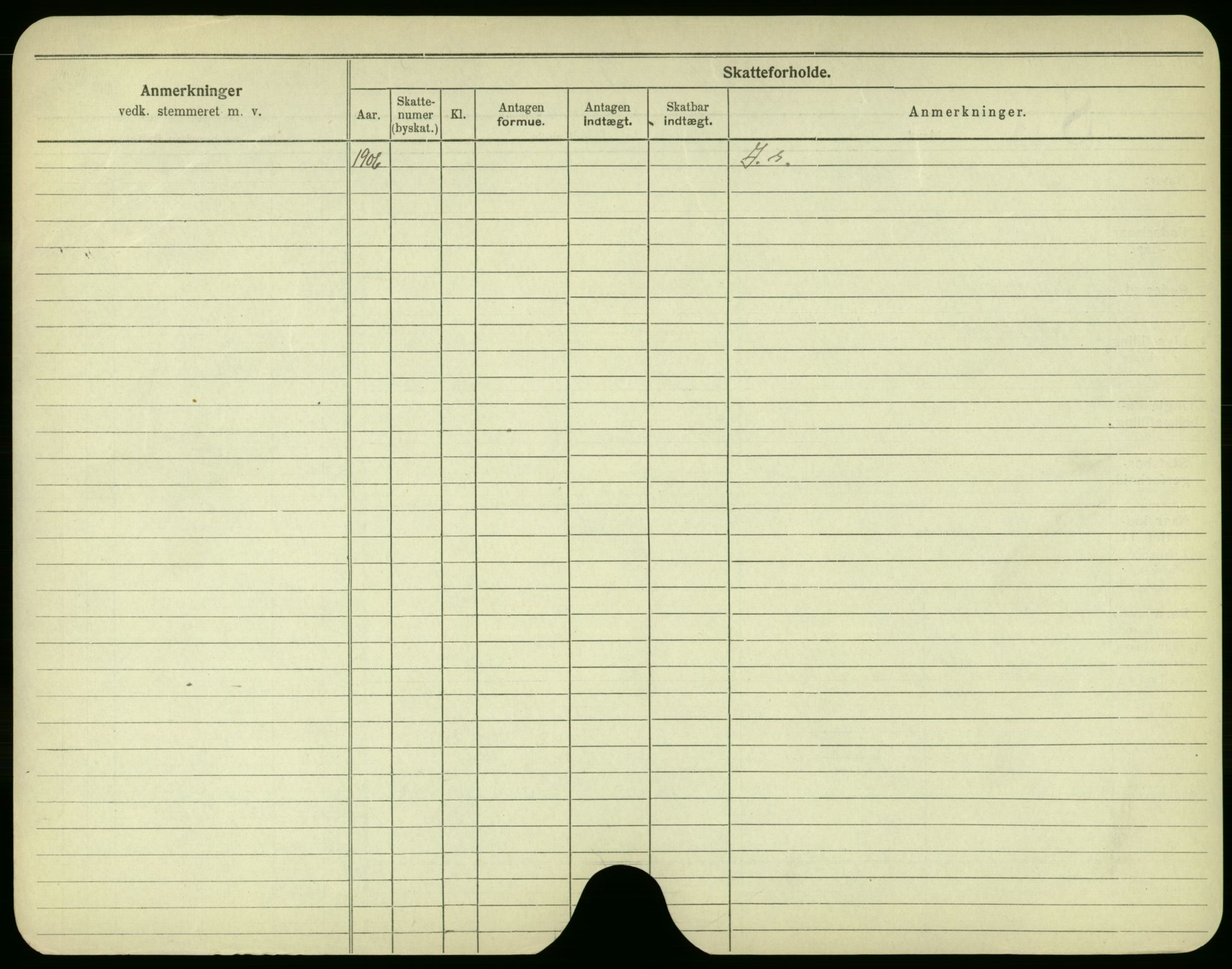 Oslo folkeregister, Registerkort, AV/SAO-A-11715/F/Fa/Fac/L0002: Menn, 1906-1914, p. 654b