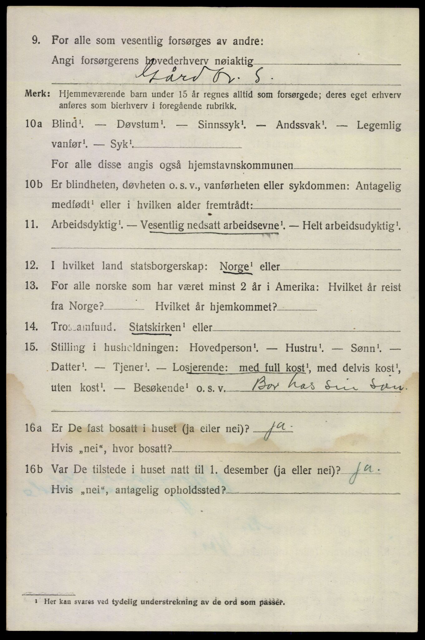 SAKO, 1920 census for Stokke, 1920, p. 11185