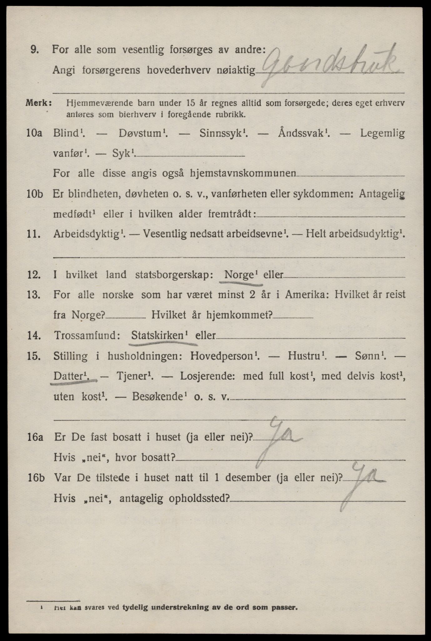 SAST, 1920 census for Hjelmeland, 1920, p. 2692