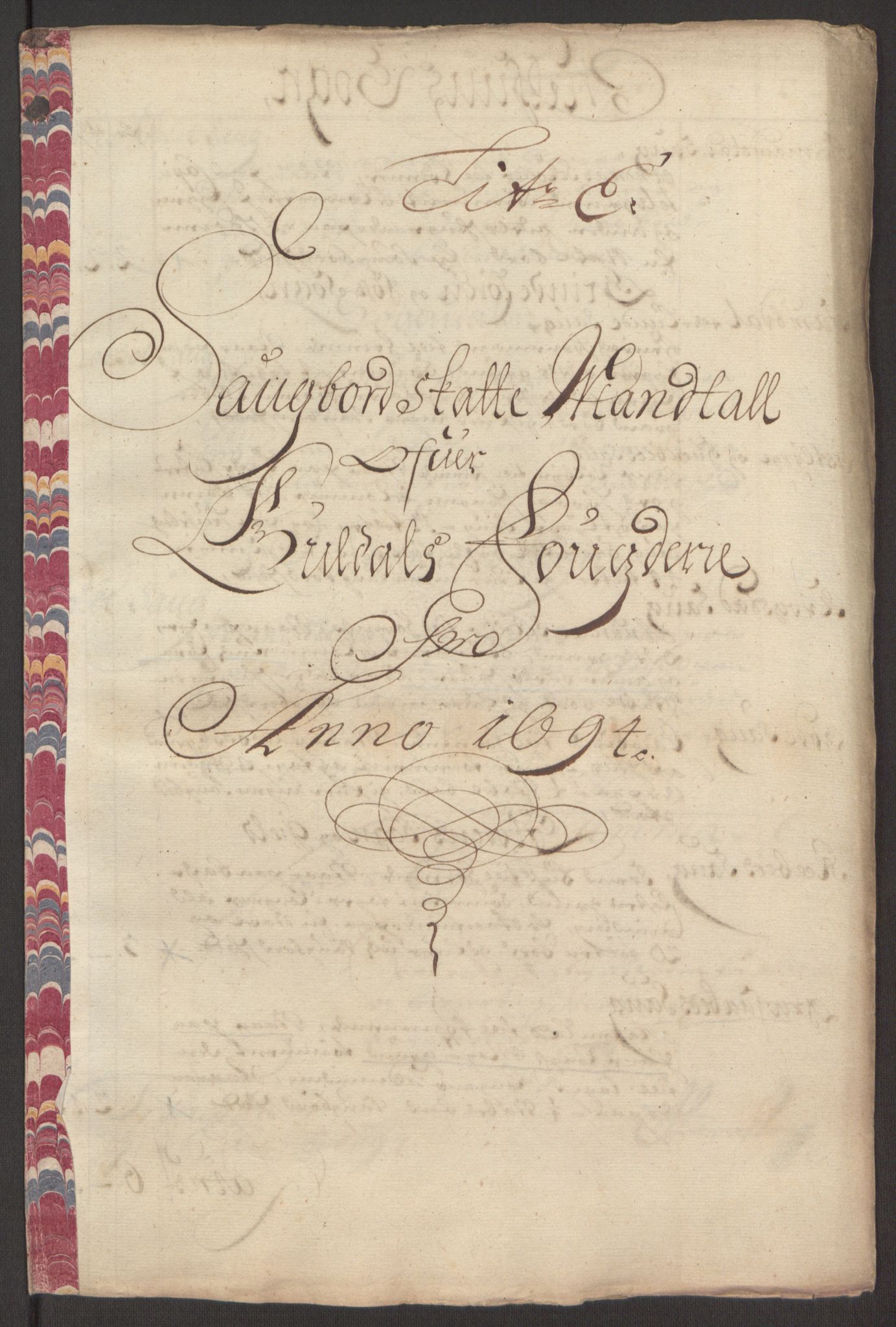 Rentekammeret inntil 1814, Reviderte regnskaper, Fogderegnskap, RA/EA-4092/R60/L3944: Fogderegnskap Orkdal og Gauldal, 1694, p. 357