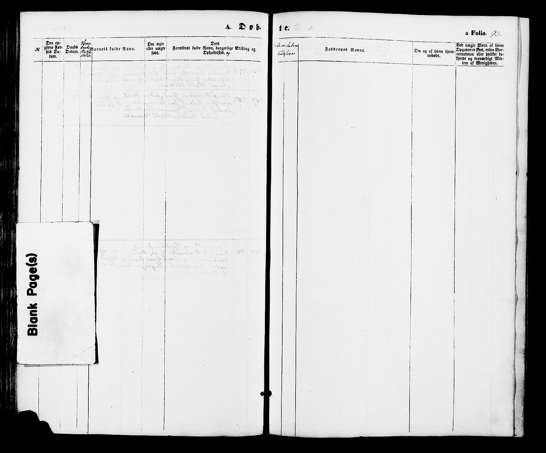 Valle sokneprestkontor, AV/SAK-1111-0044/F/Fa/Fac/L0008: Parish register (official) no. A 8, 1868-1882, p. 93