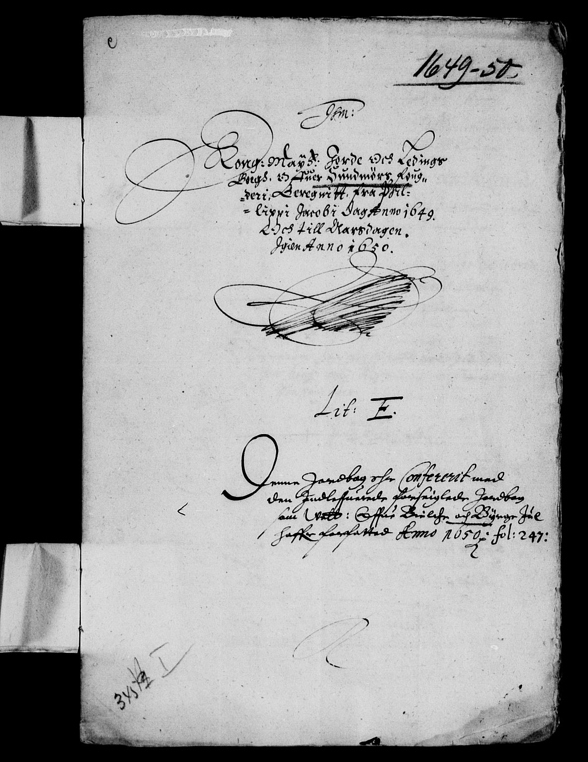 Rentekammeret inntil 1814, Reviderte regnskaper, Lensregnskaper, RA/EA-5023/R/Rb/Rbt/L0113: Bergenhus len, 1648-1650