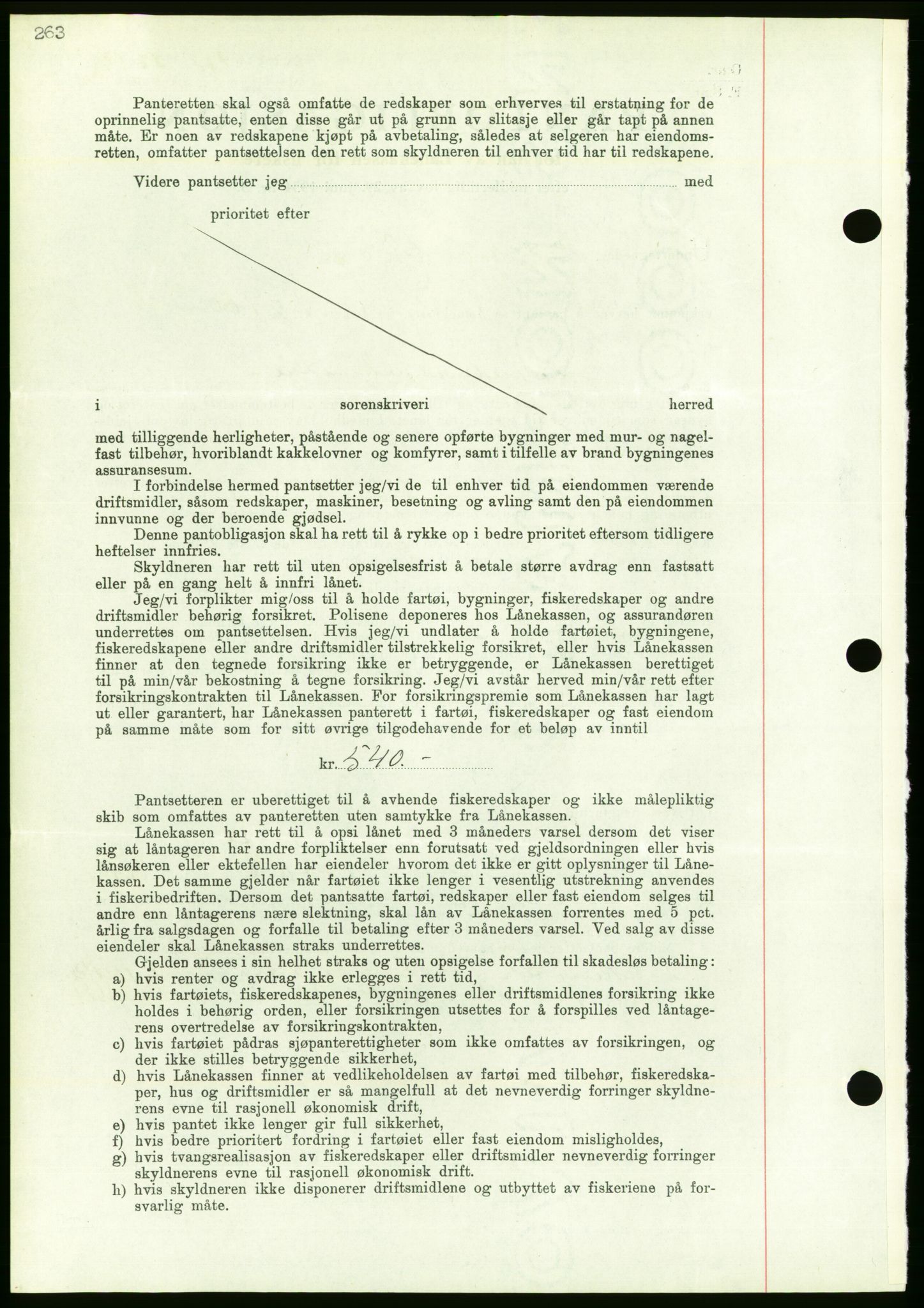 Nordmøre sorenskriveri, AV/SAT-A-4132/1/2/2Ca/L0091: Mortgage book no. B81, 1937-1937, Diary no: : 961/1937