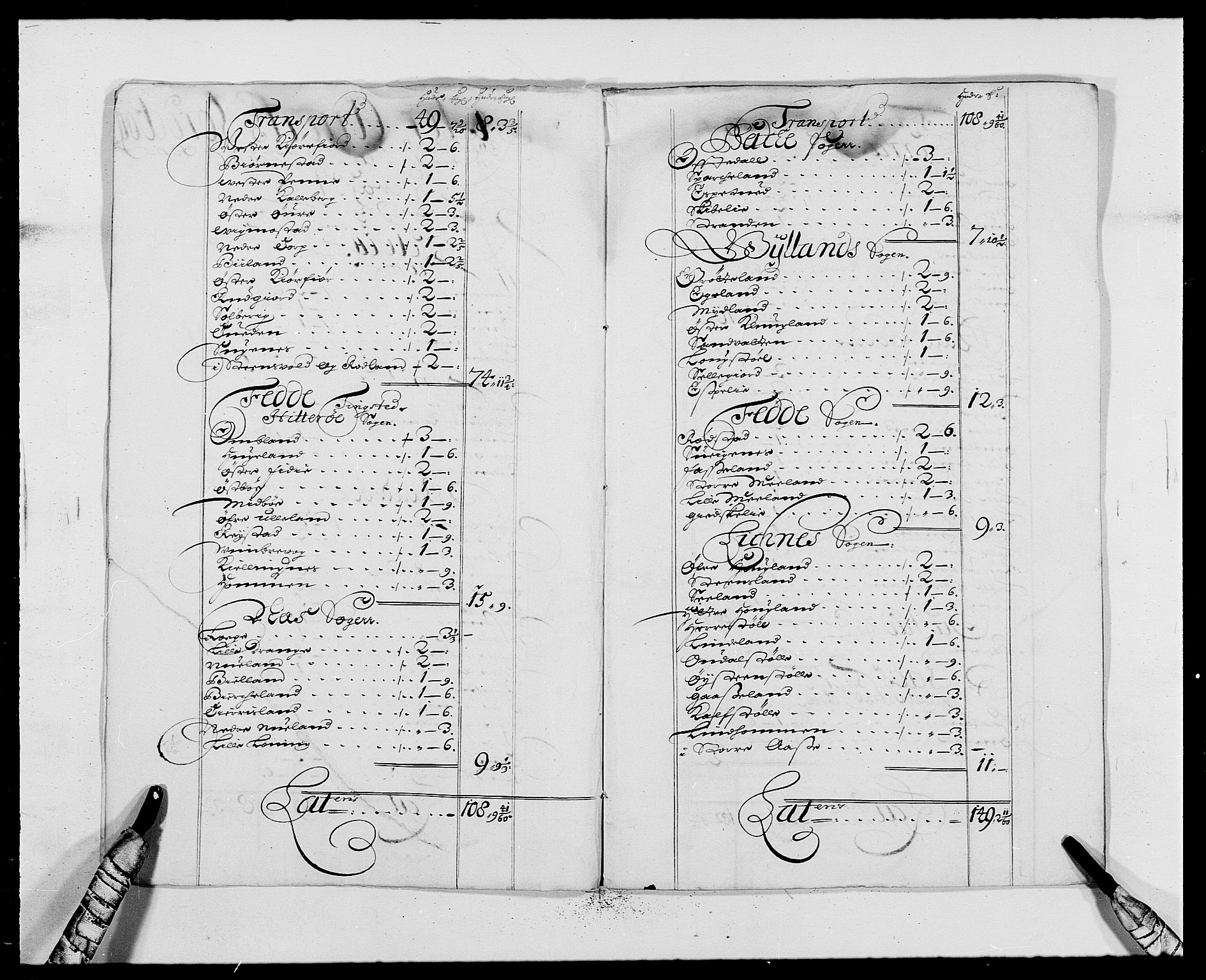 Rentekammeret inntil 1814, Reviderte regnskaper, Fogderegnskap, AV/RA-EA-4092/R41/L2533: Fogderegnskap Lista, 1684-1685, p. 164