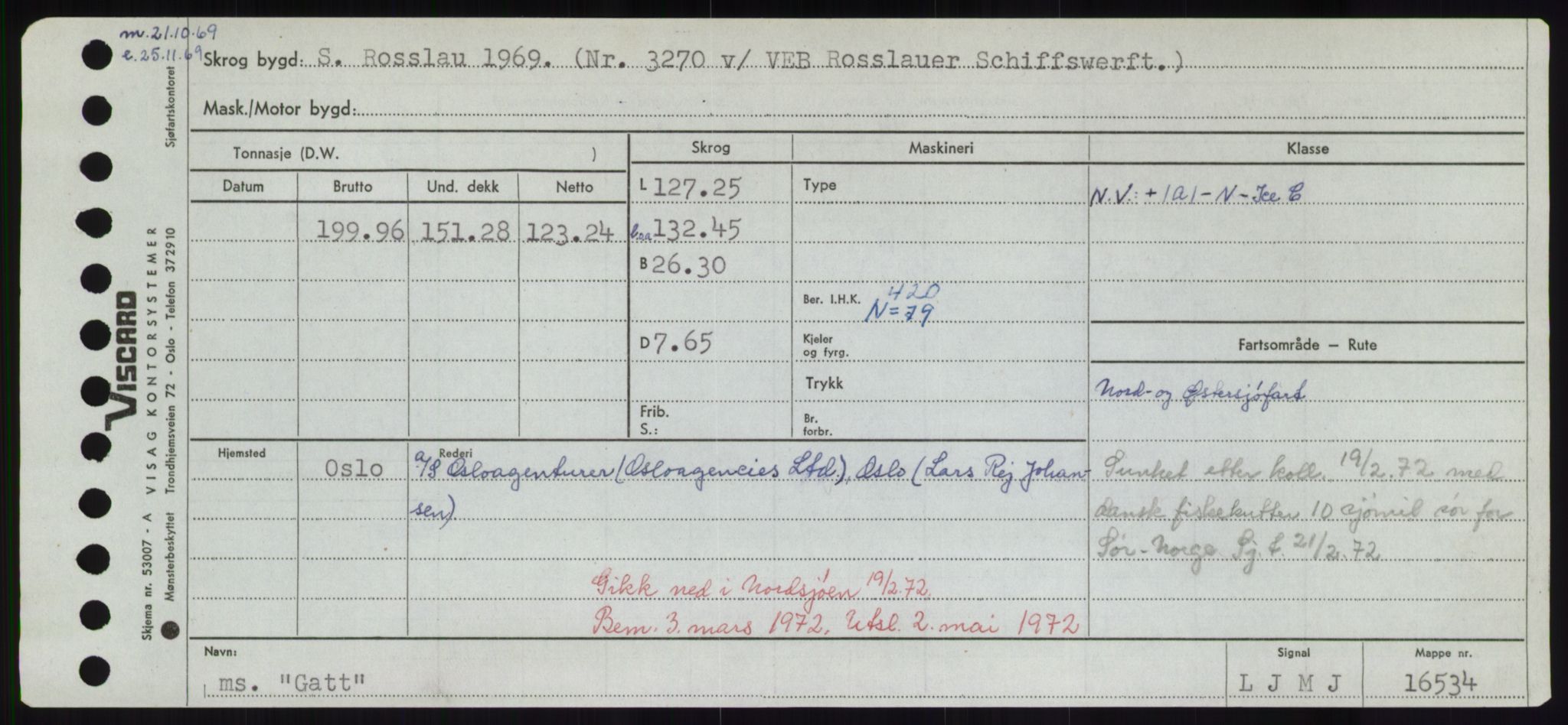 Sjøfartsdirektoratet med forløpere, Skipsmålingen, RA/S-1627/H/Hd/L0012: Fartøy, G-Glø, p. 109