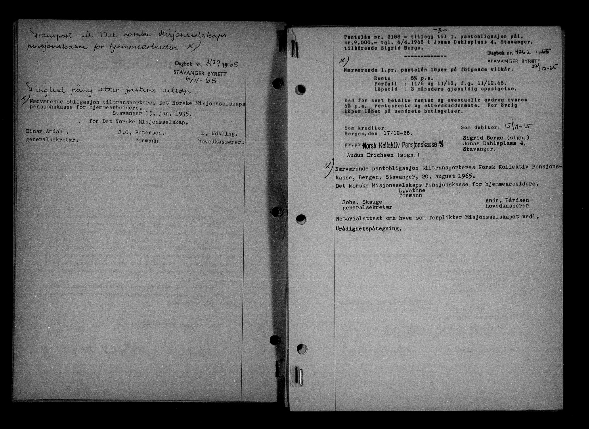 Stavanger byrett, AV/SAST-A-100455/001/4/41/410BB/L0005: Mortgage book no. 55, 1933-1934, Deed date: 21.10.1933