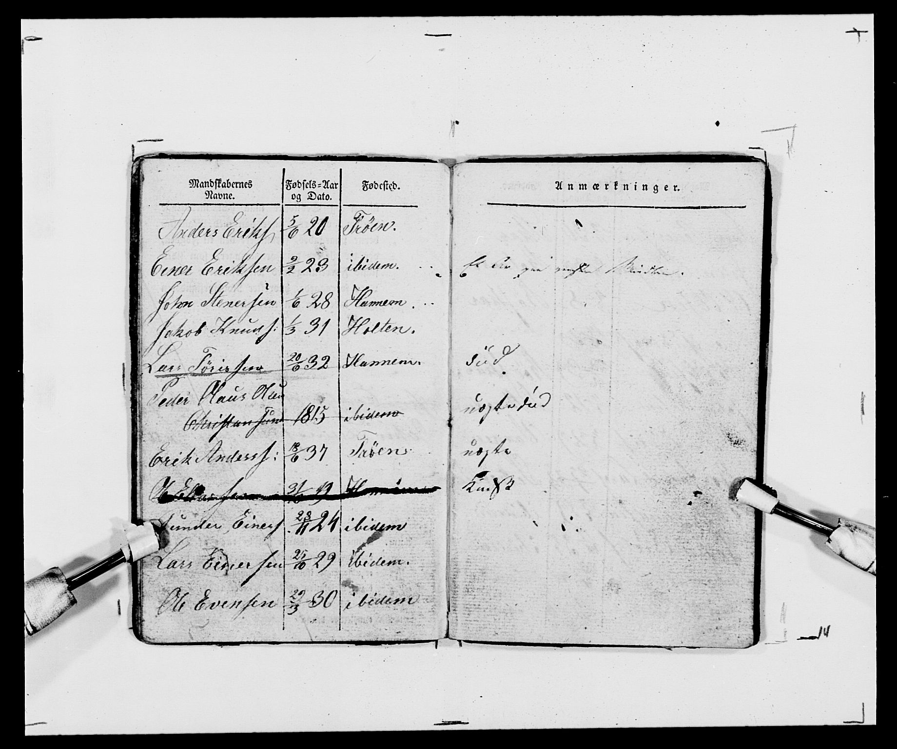 Generalitets- og kommissariatskollegiet, Det kongelige norske kommissariatskollegium, AV/RA-EA-5420/E/Eh/L0120: Tingvollske kompani, 1850-1870, p. 95