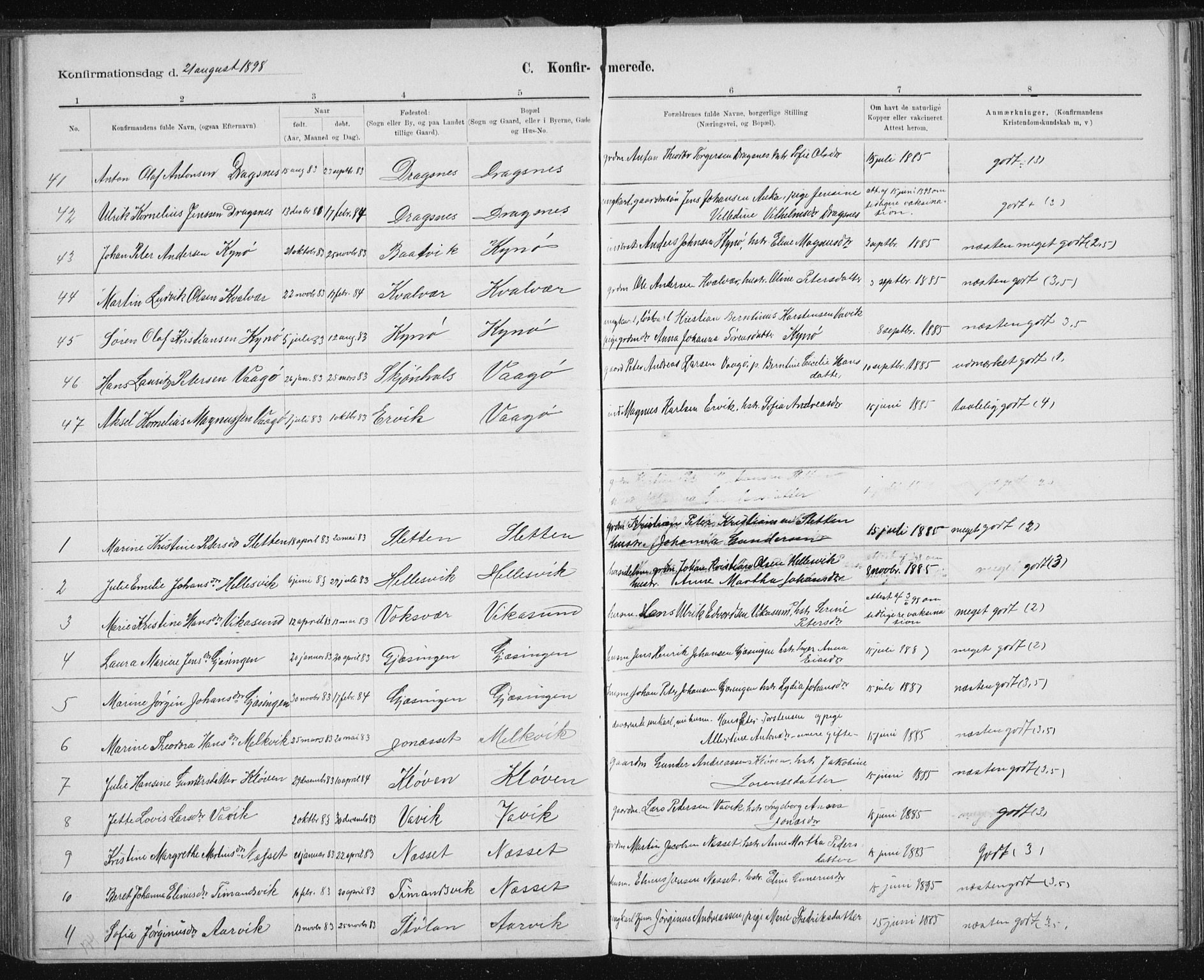 Ministerialprotokoller, klokkerbøker og fødselsregistre - Sør-Trøndelag, AV/SAT-A-1456/640/L0586: Parish register (copy) no. 640C03b, 1891-1908