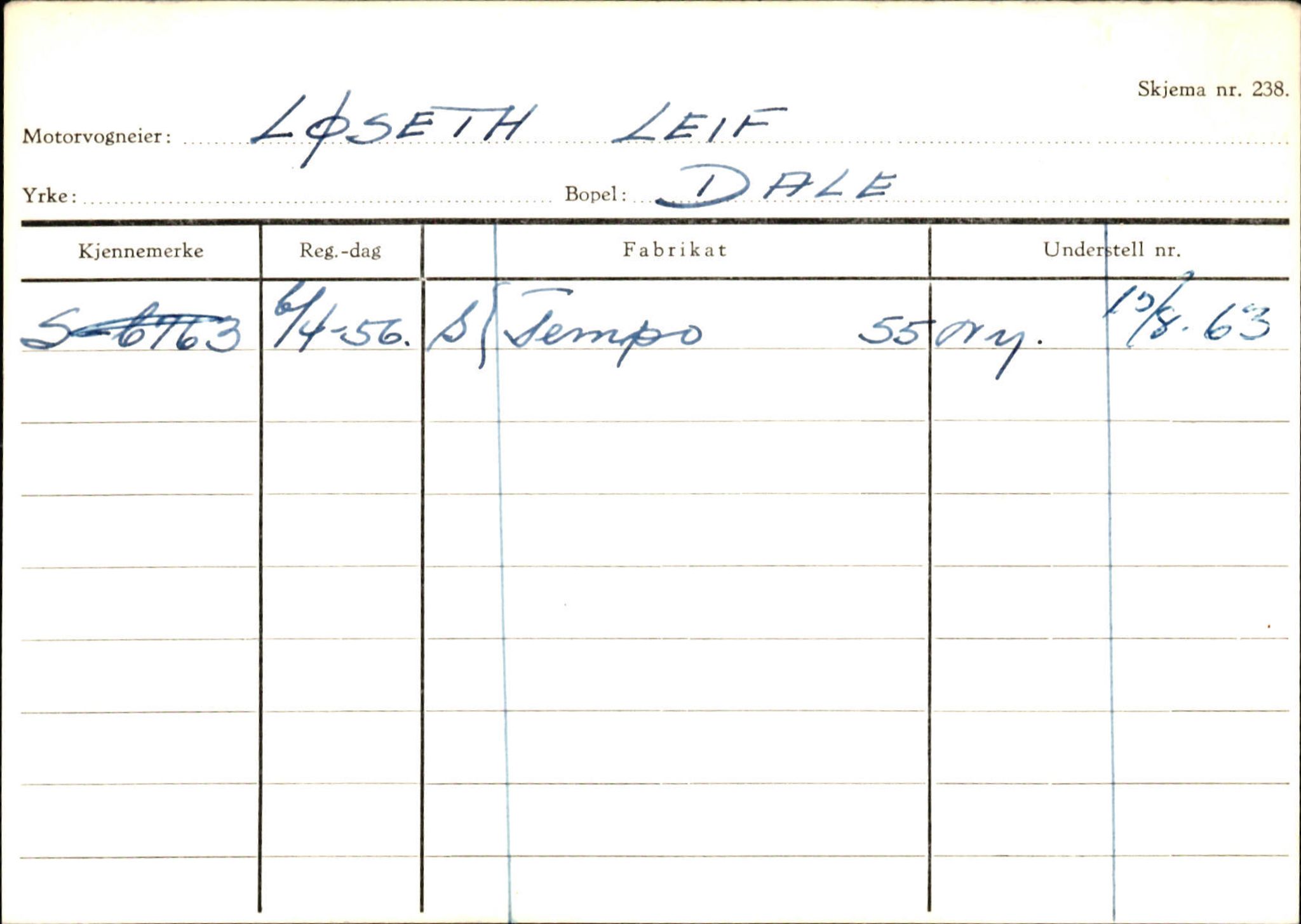 Statens vegvesen, Sogn og Fjordane vegkontor, AV/SAB-A-5301/4/F/L0125: Eigarregister Sogndal V-Å. Aurland A-Å. Fjaler A-N, 1945-1975, p. 2532