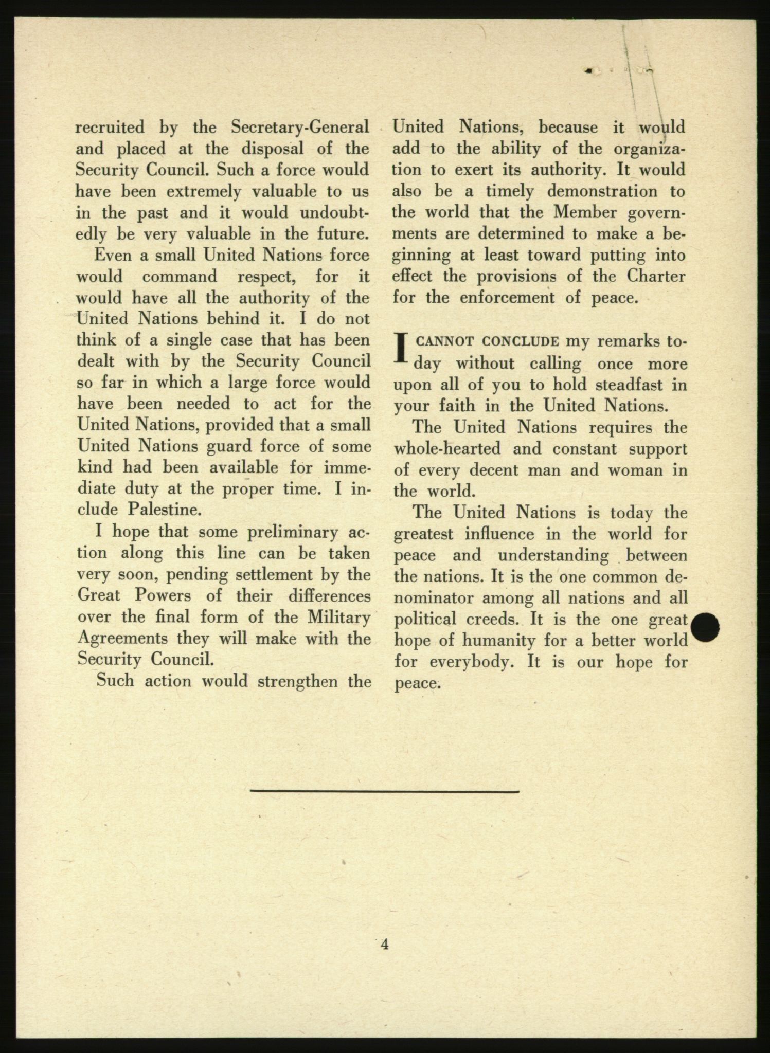 Lie, Trygve, RA/PA-1407/D/L0018: Generalsekretærens papirer., 1947-1951, p. 1267