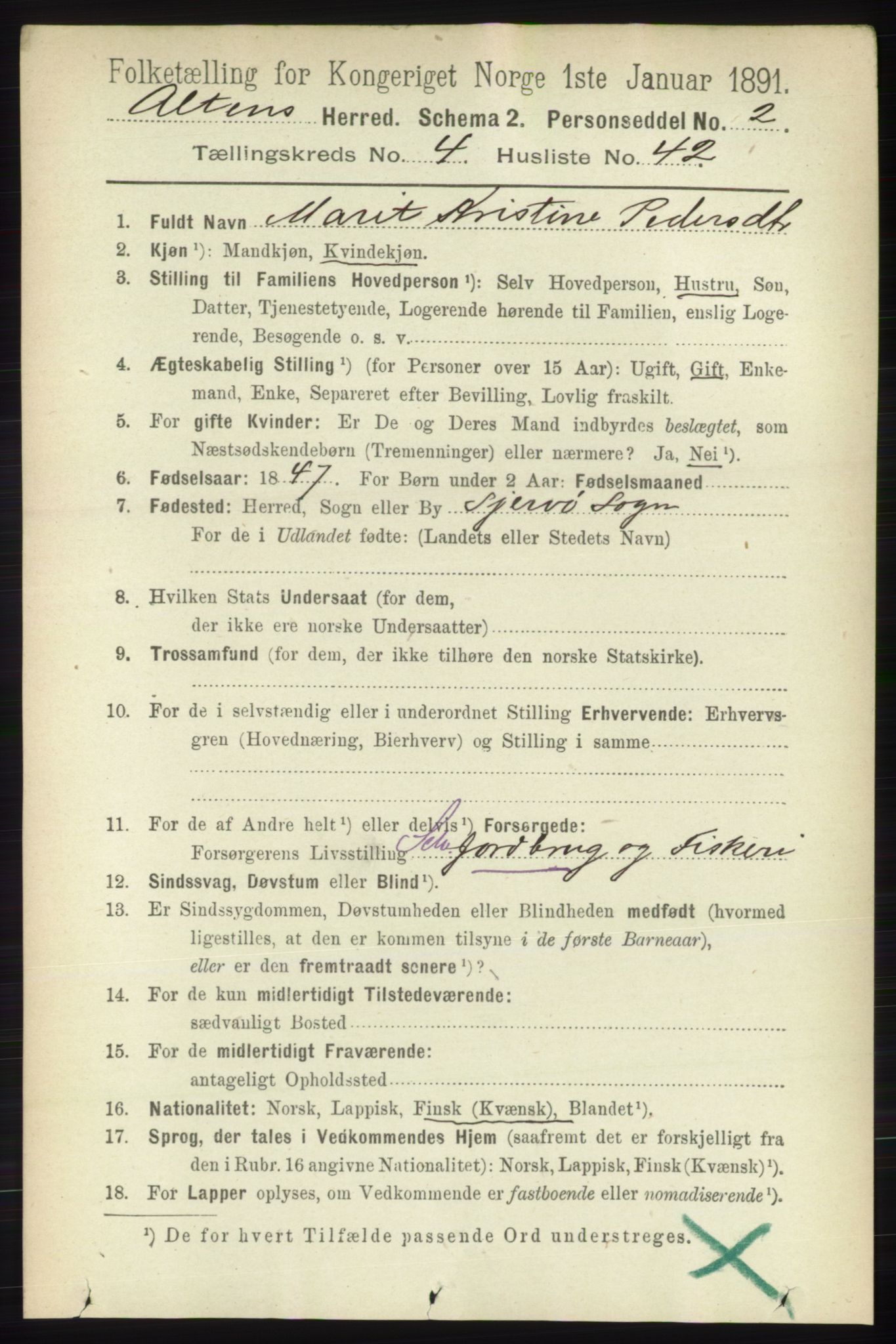 RA, 1891 census for 2012 Alta, 1891, p. 1566