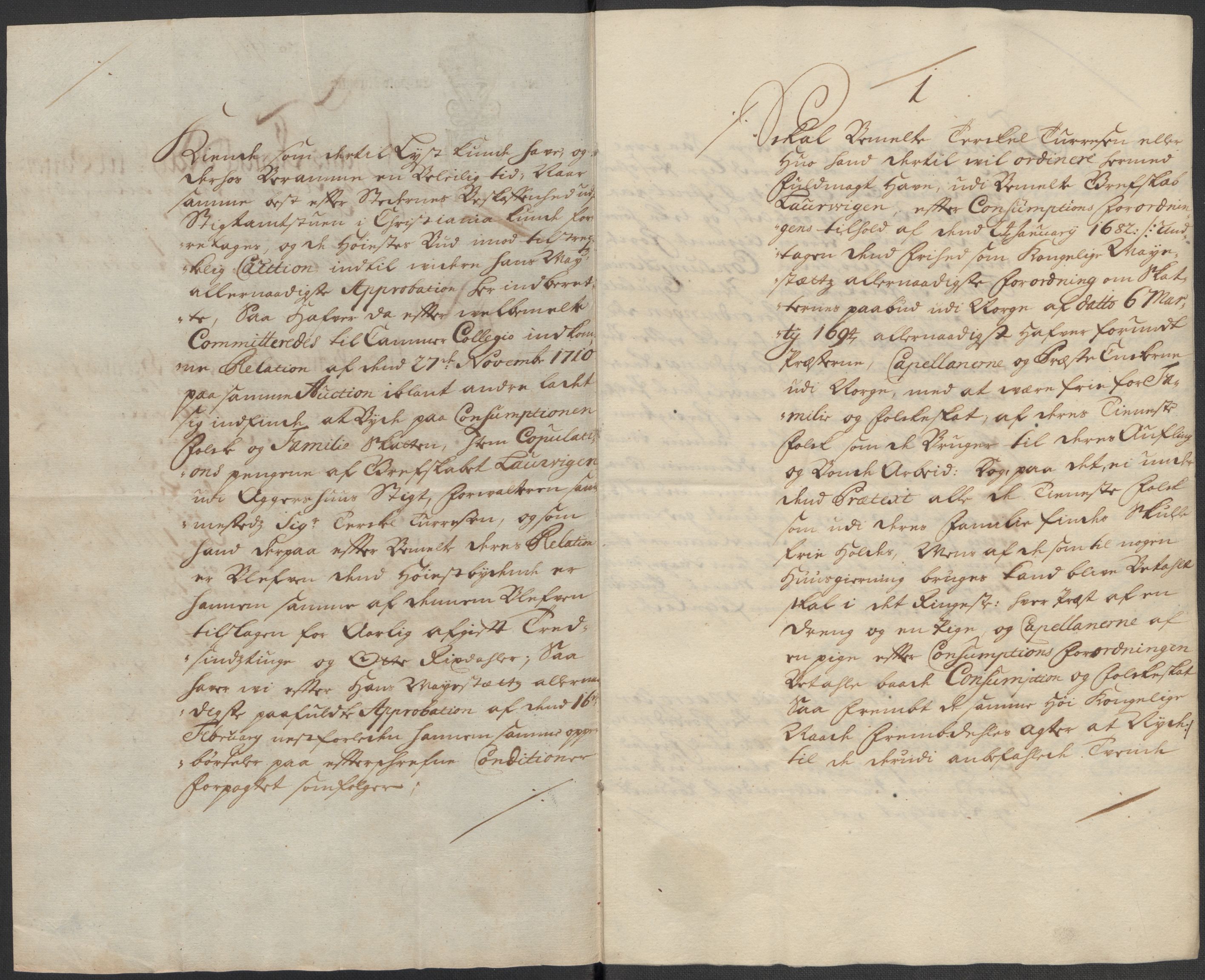 Rentekammeret inntil 1814, Reviderte regnskaper, Fogderegnskap, AV/RA-EA-4092/R33/L1985: Fogderegnskap Larvik grevskap, 1713, p. 500