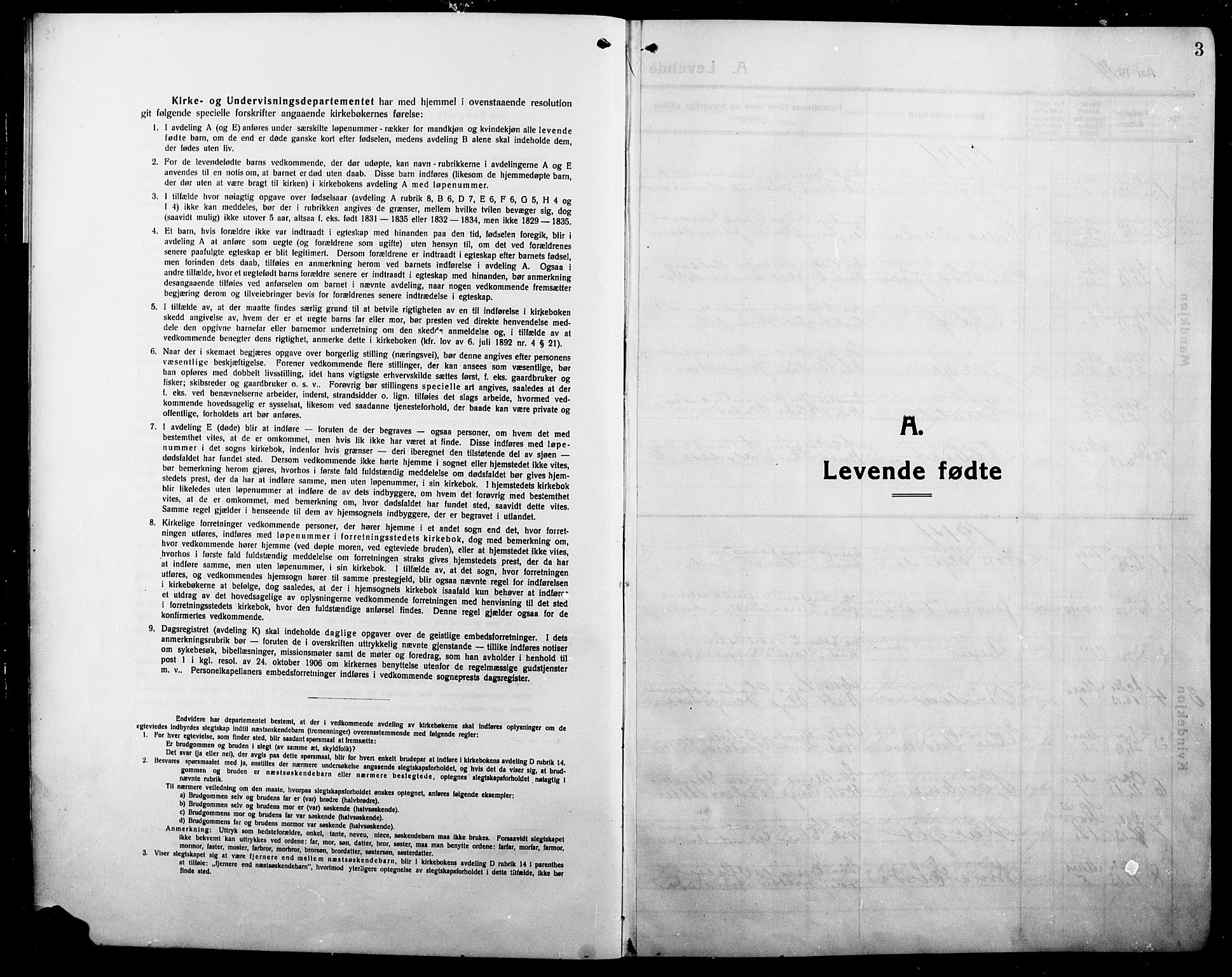 Våler prestekontor, Hedmark, AV/SAH-PREST-040/H/Ha/Hab/L0003: Parish register (copy) no. 3, 1914-1921, p. 3