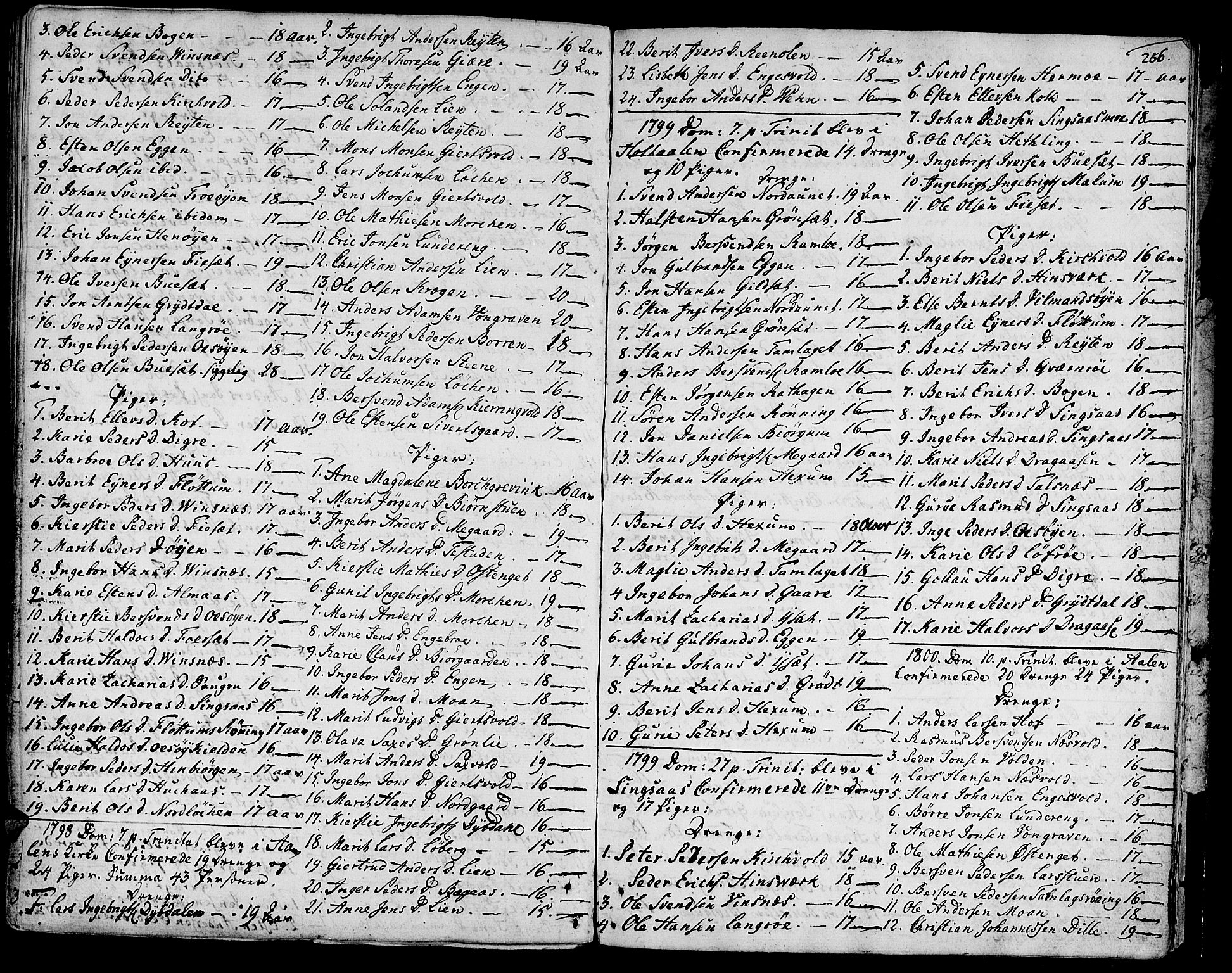 Ministerialprotokoller, klokkerbøker og fødselsregistre - Sør-Trøndelag, SAT/A-1456/685/L0952: Parish register (official) no. 685A01, 1745-1804, p. 256