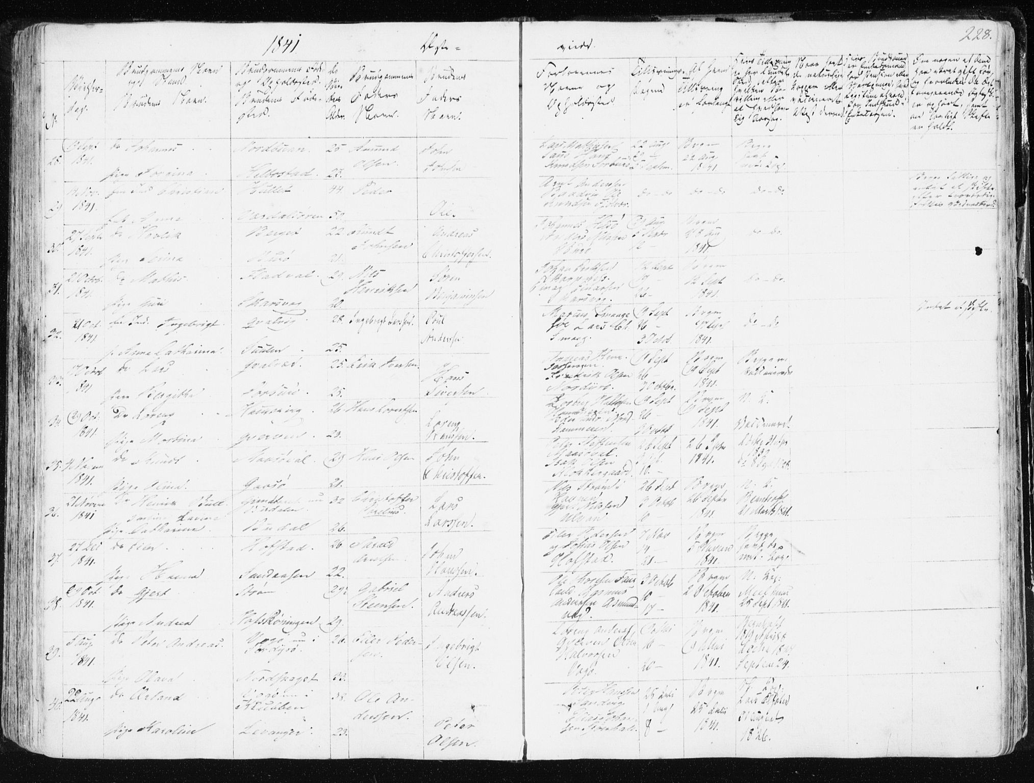 Ministerialprotokoller, klokkerbøker og fødselsregistre - Sør-Trøndelag, AV/SAT-A-1456/634/L0528: Parish register (official) no. 634A04, 1827-1842, p. 228