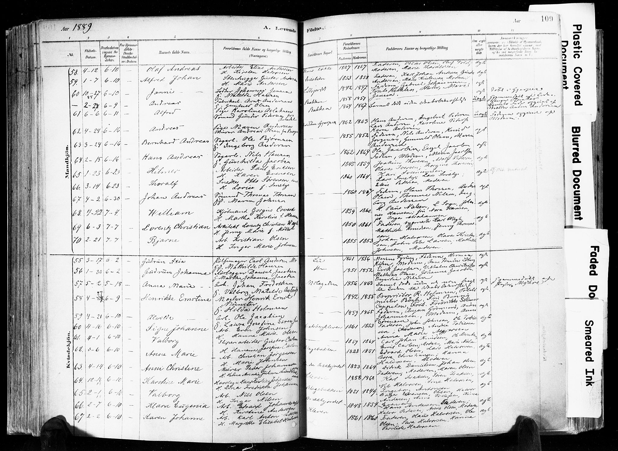 Skien kirkebøker, AV/SAKO-A-302/F/Fa/L0009: Parish register (official) no. 9, 1878-1890, p. 109