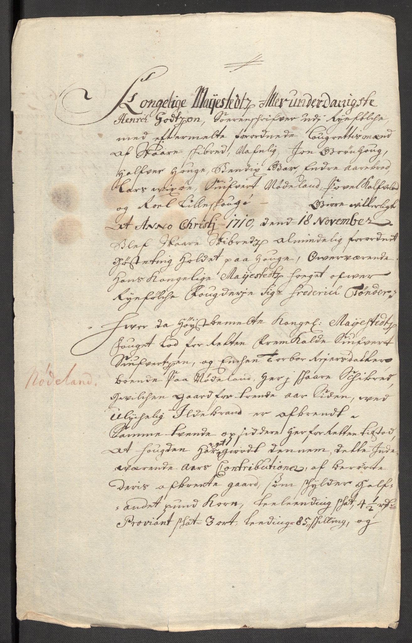 Rentekammeret inntil 1814, Reviderte regnskaper, Fogderegnskap, RA/EA-4092/R47/L2862: Fogderegnskap Ryfylke, 1710, p. 95