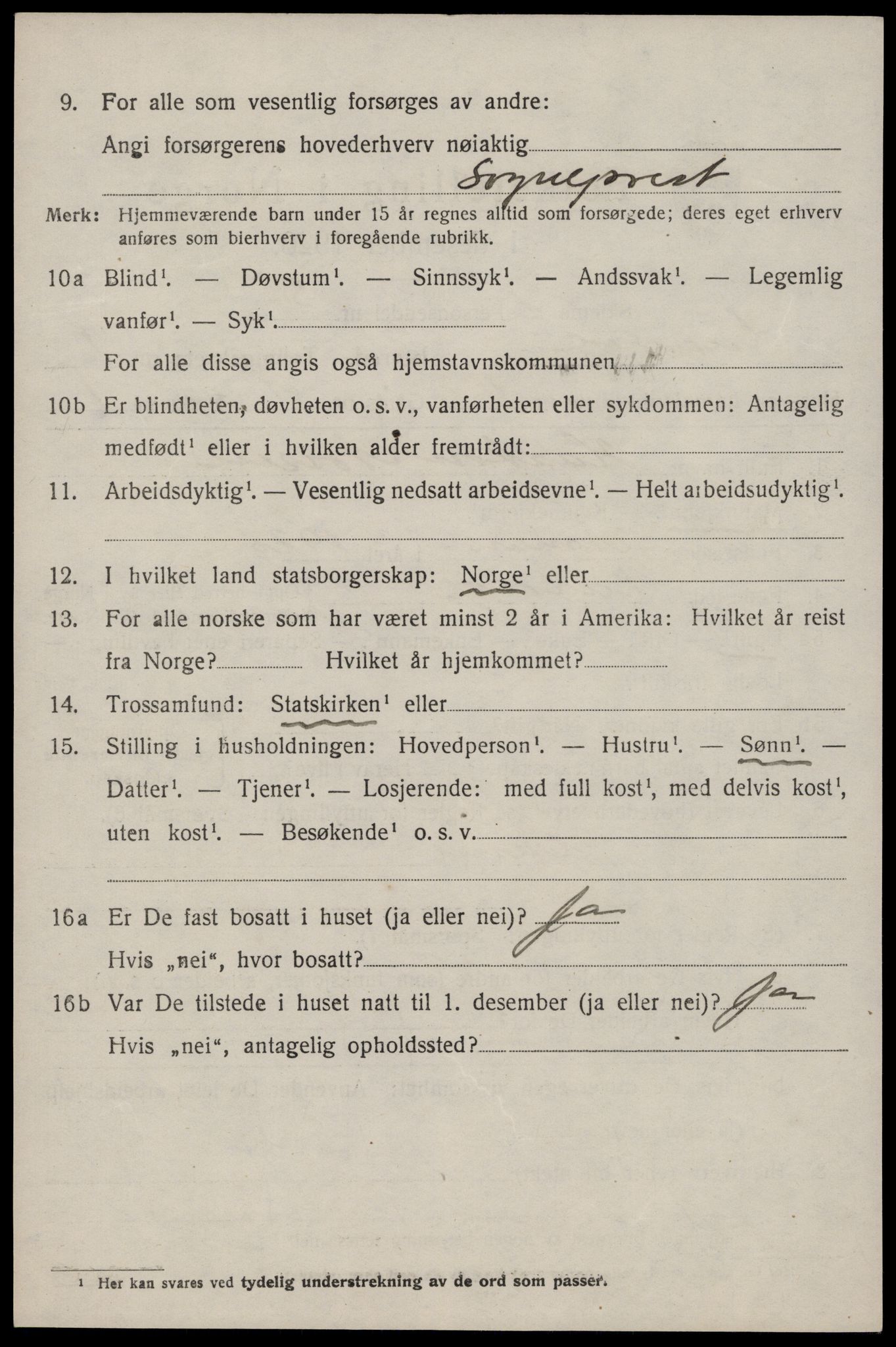 SAKO, 1920 census for Lårdal, 1920, p. 624