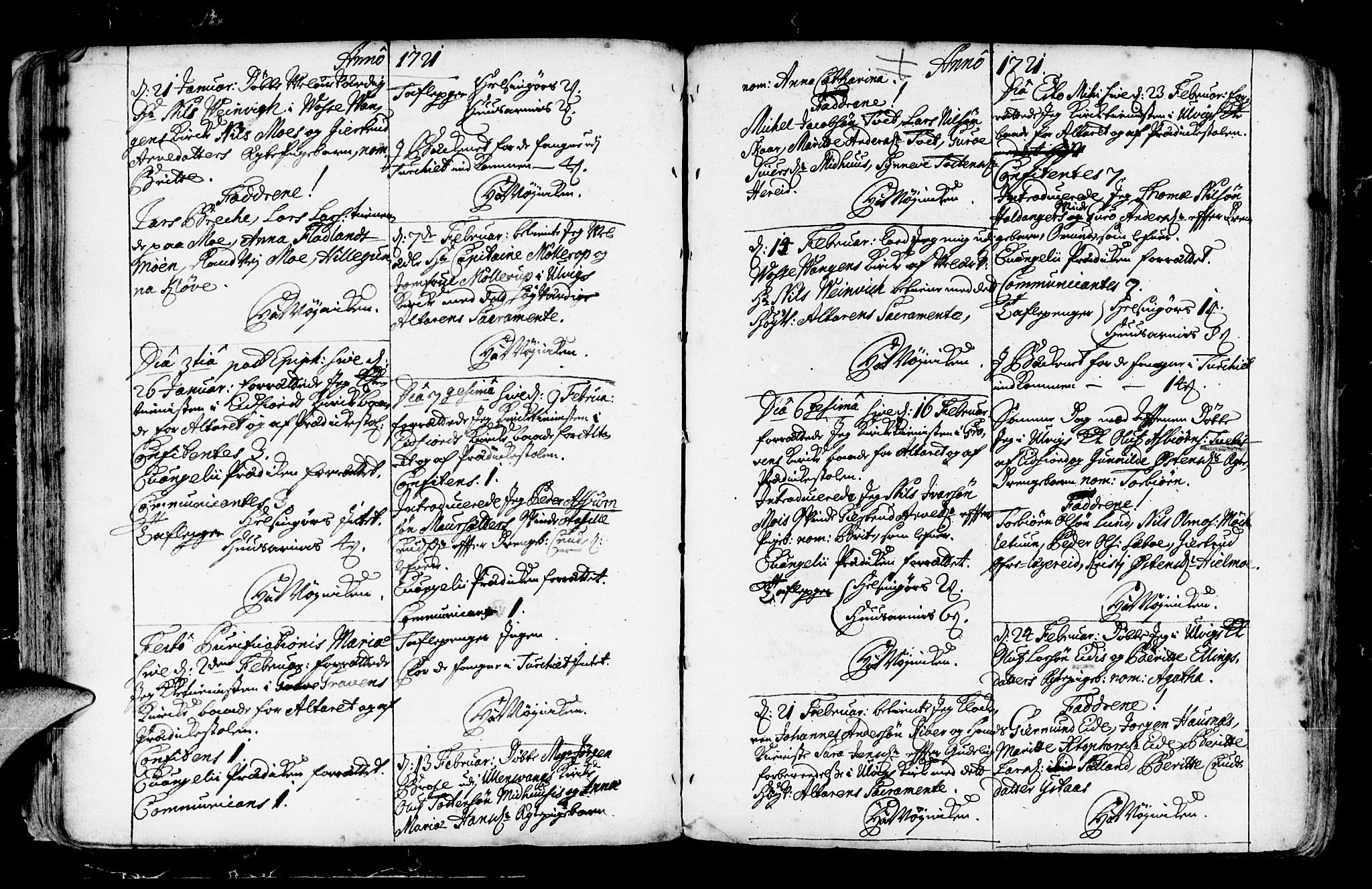 Ulvik sokneprestembete, AV/SAB-A-78801/H/Haa: Parish register (official) no. A 4, 1718-1725, p. 49
