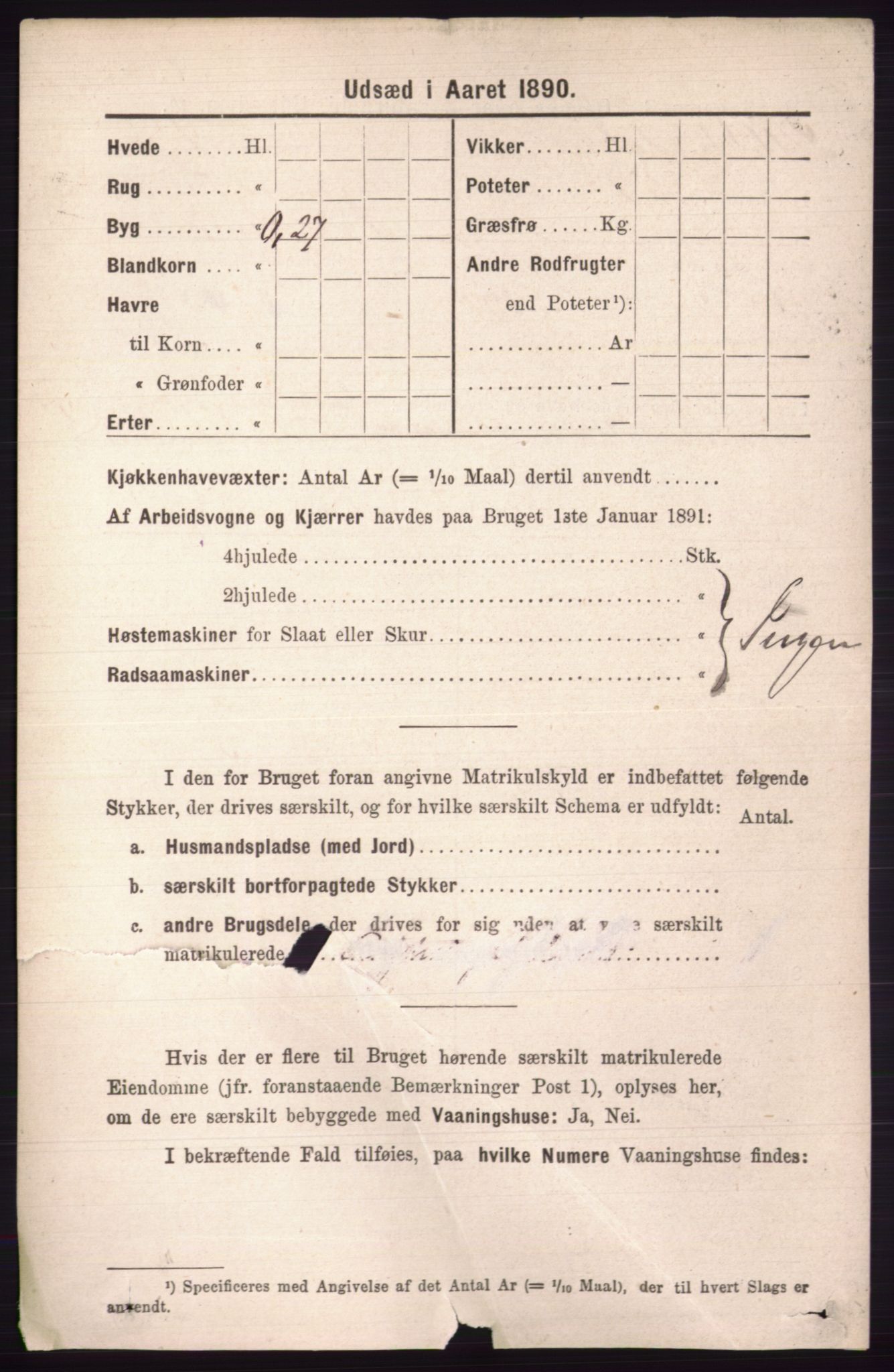 RA, 1891 census for 0438 Lille Elvedalen, 1891, p. 4023