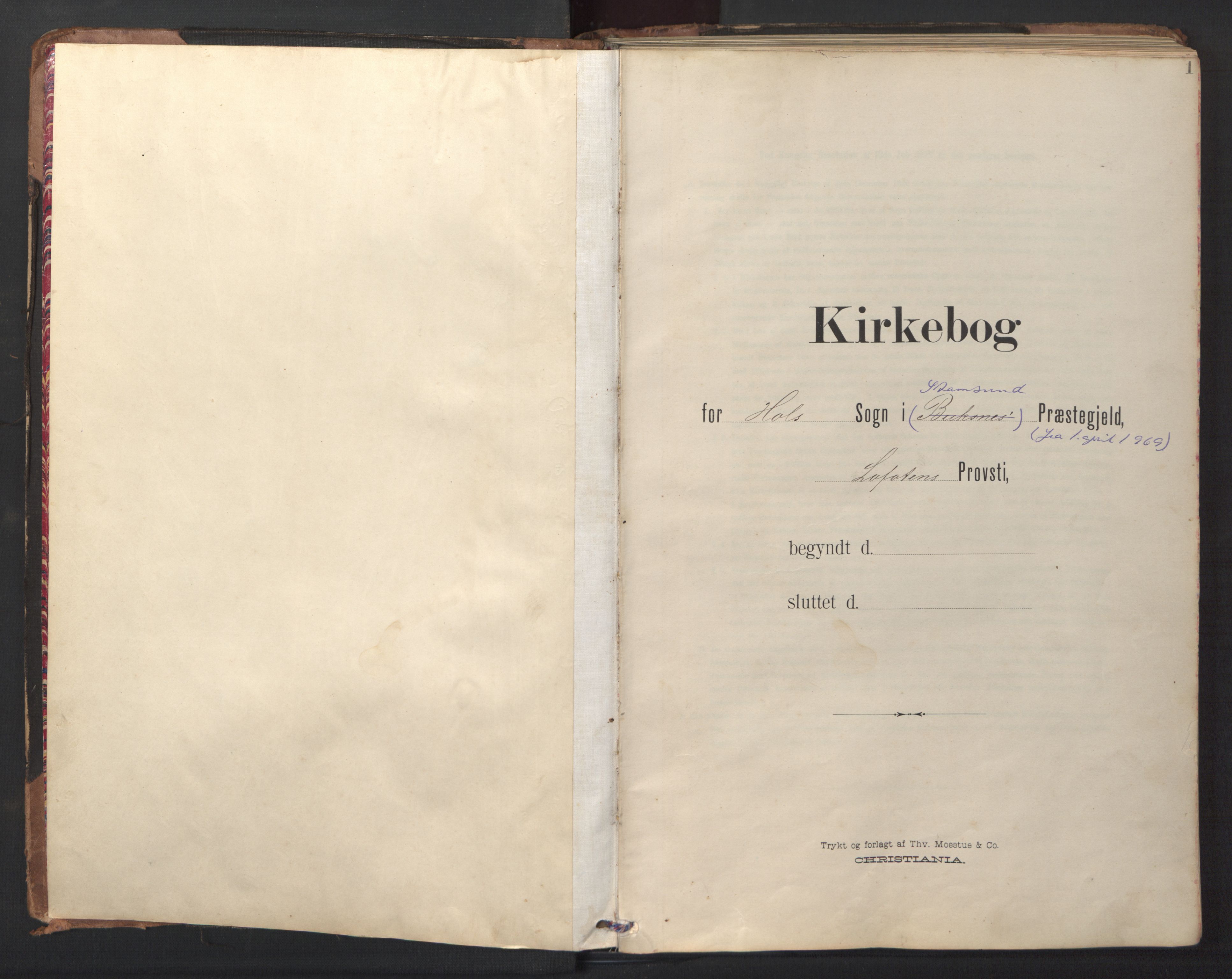 Ministerialprotokoller, klokkerbøker og fødselsregistre - Nordland, AV/SAT-A-1459/882/L1185: Parish register (copy) no. 882C03, 1898-1910, p. 1