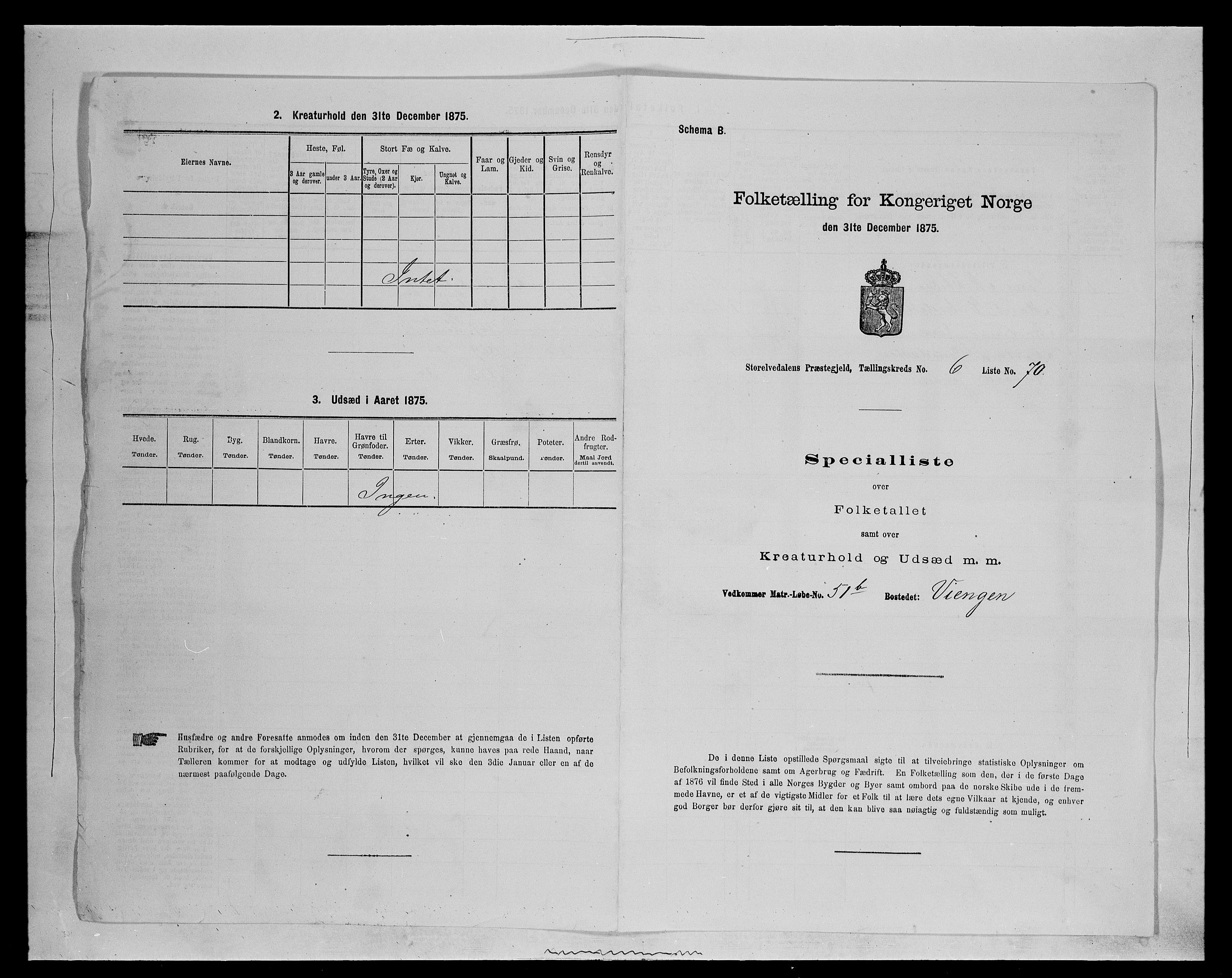 SAH, 1875 census for 0430P Stor-Elvdal, 1875, p. 810