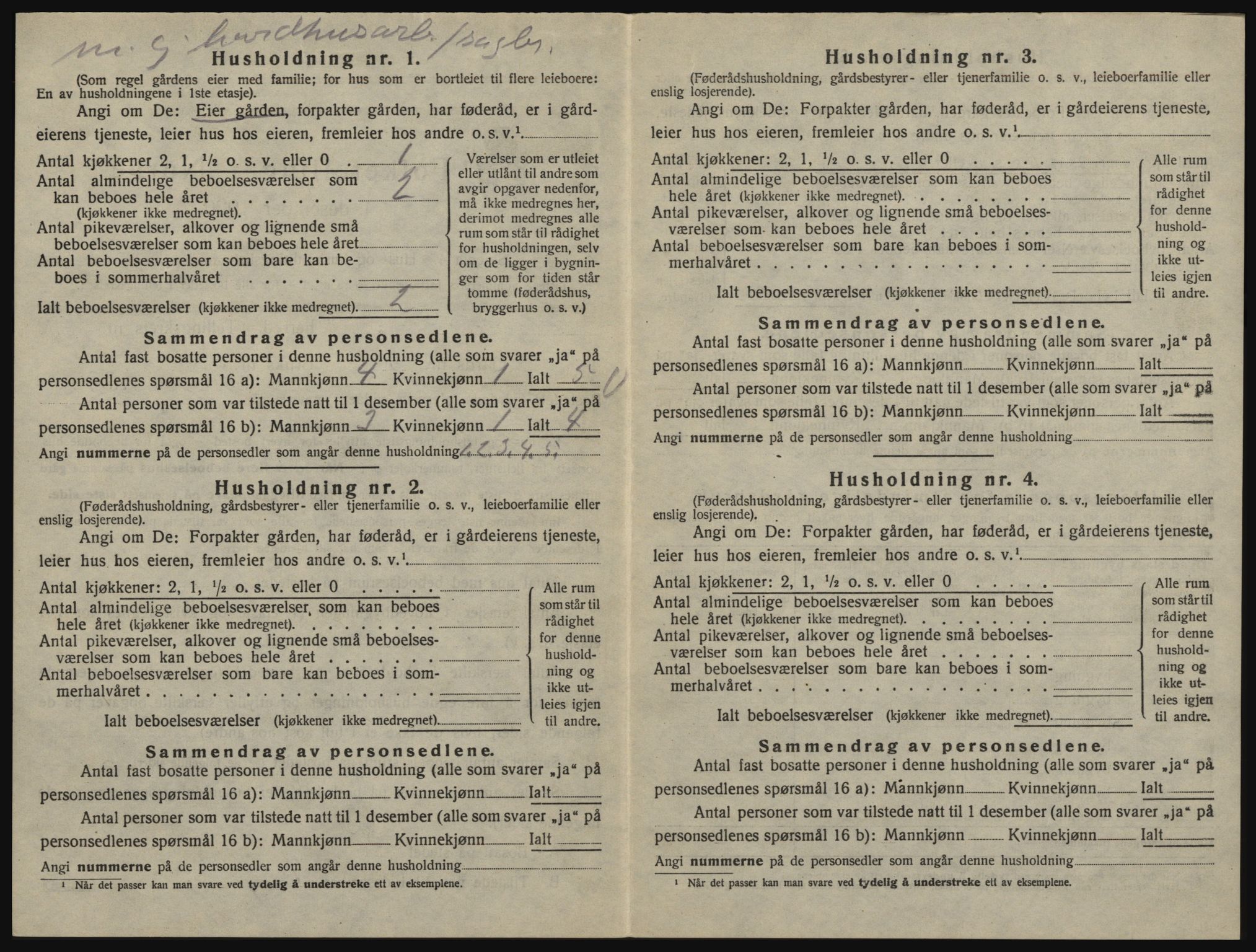 SAO, 1920 census for Glemmen, 1920, p. 2014