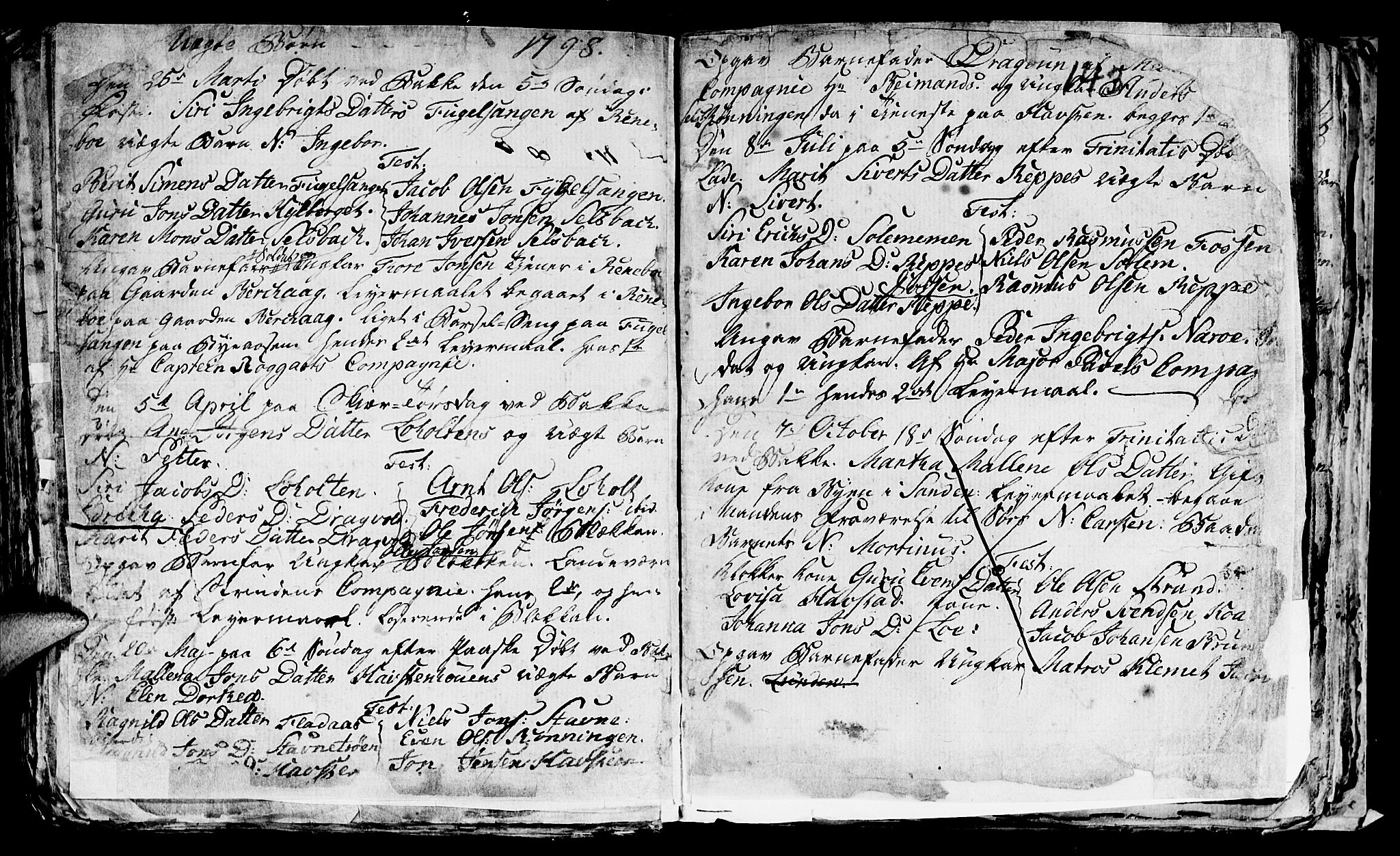 Ministerialprotokoller, klokkerbøker og fødselsregistre - Sør-Trøndelag, SAT/A-1456/606/L0305: Parish register (copy) no. 606C01, 1757-1819, p. 143