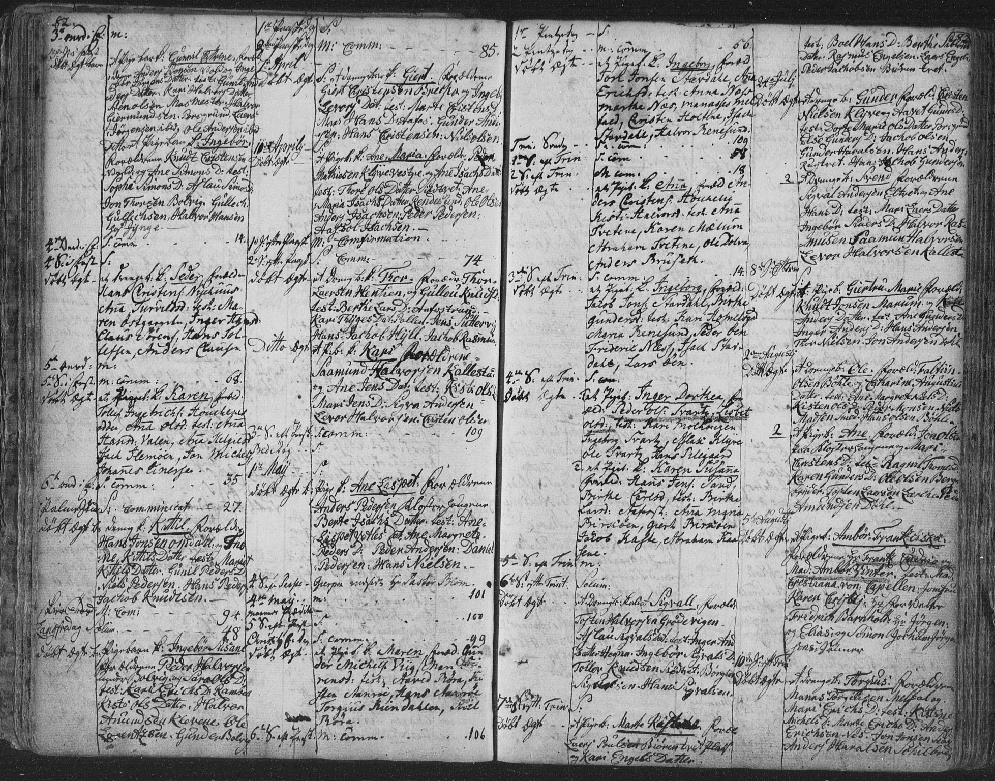 Solum kirkebøker, AV/SAKO-A-306/F/Fa/L0003: Parish register (official) no. I 3, 1761-1814, p. 82-83