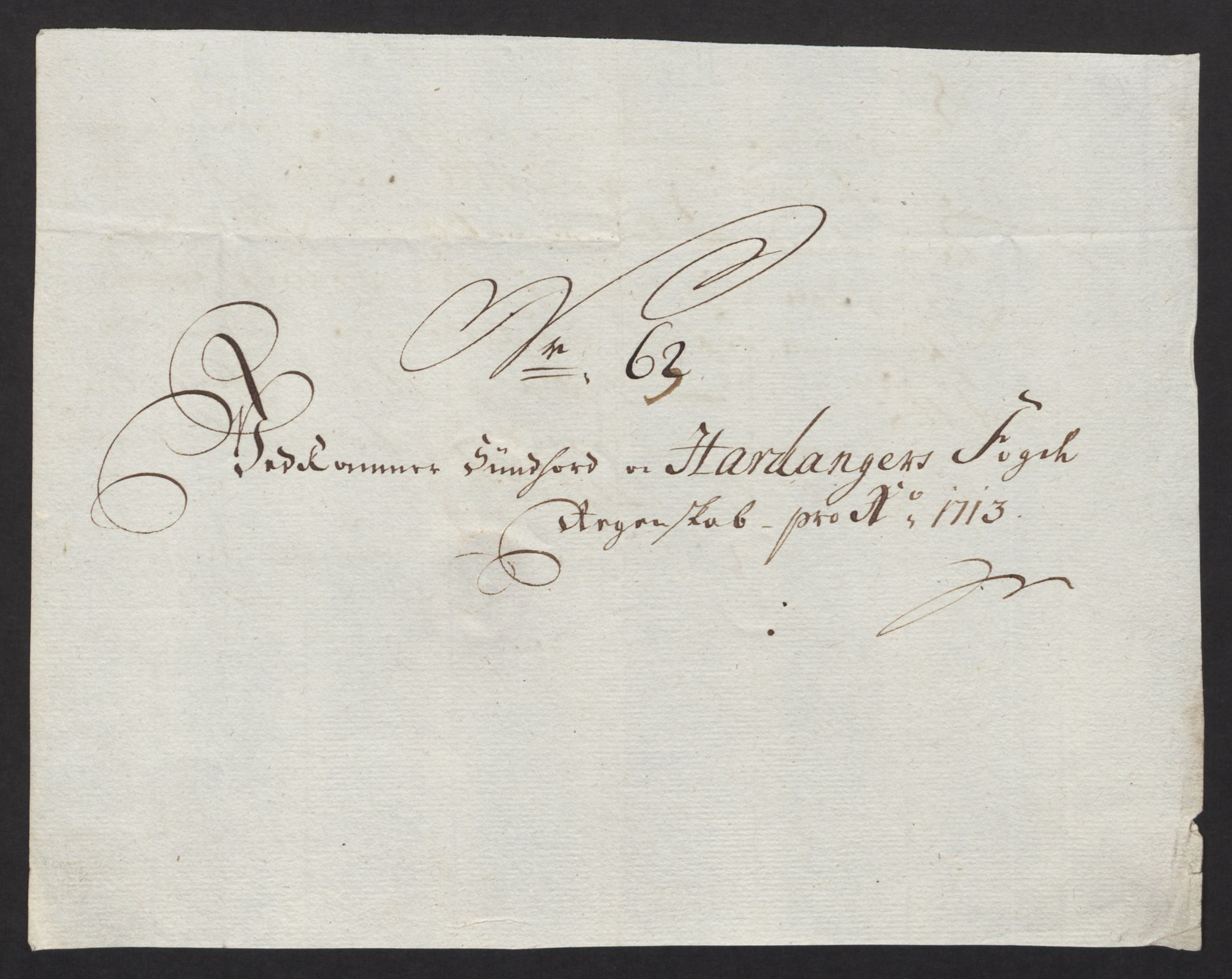 Rentekammeret inntil 1814, Reviderte regnskaper, Fogderegnskap, AV/RA-EA-4092/R48/L2989: Fogderegnskap Sunnhordland og Hardanger, 1713, p. 363