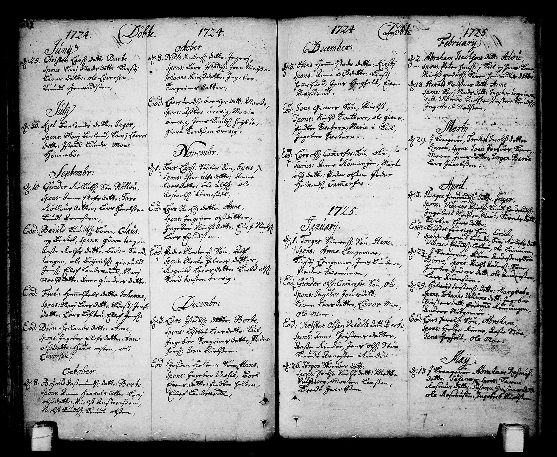Sannidal kirkebøker, SAKO/A-296/F/Fa/L0001: Parish register (official) no. 1, 1702-1766, p. 122-123