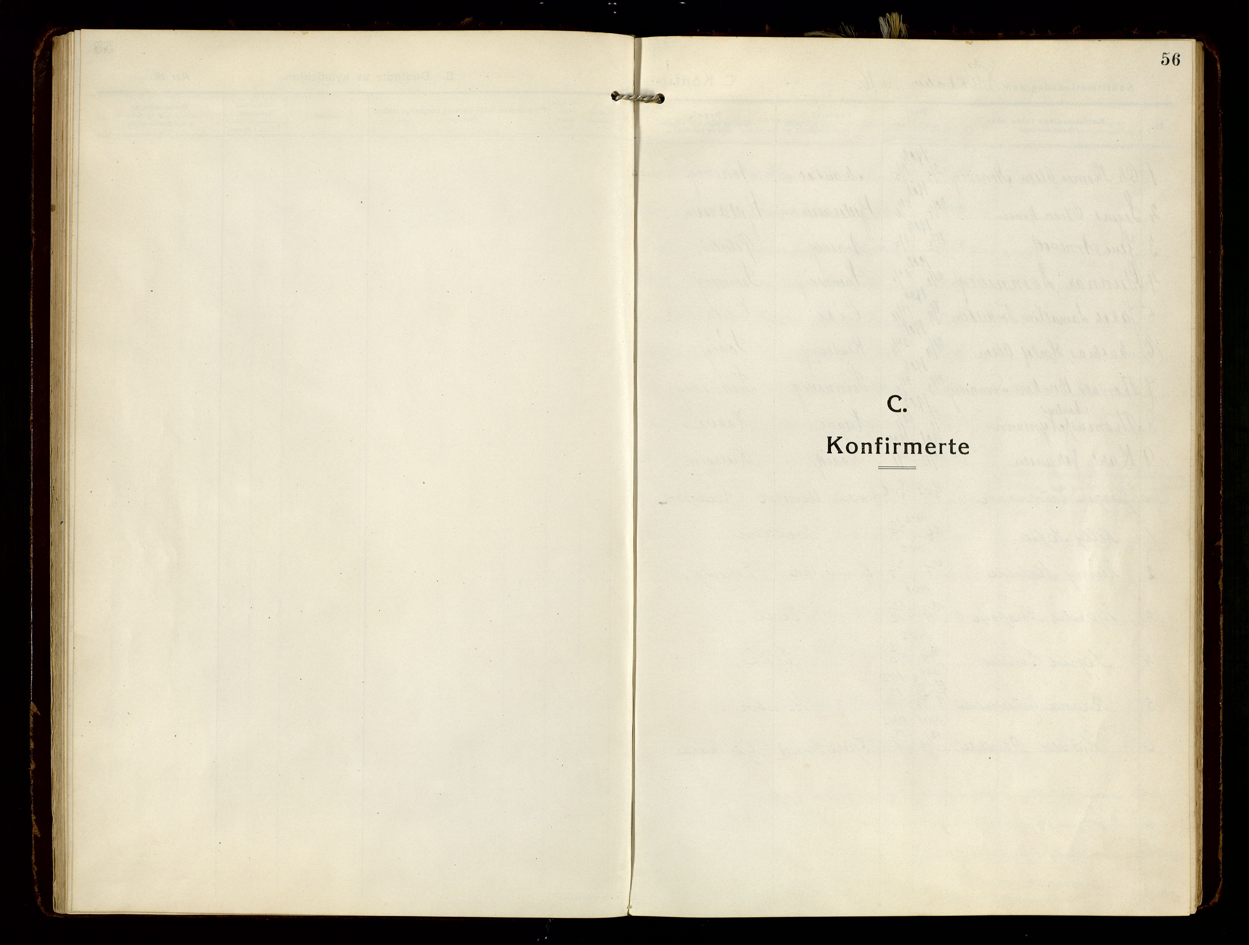 Hommedal sokneprestkontor, SAK/1111-0023/F/Fa/Faa/L0004: Parish register (official) no. A 4, 1916-1945, p. 56