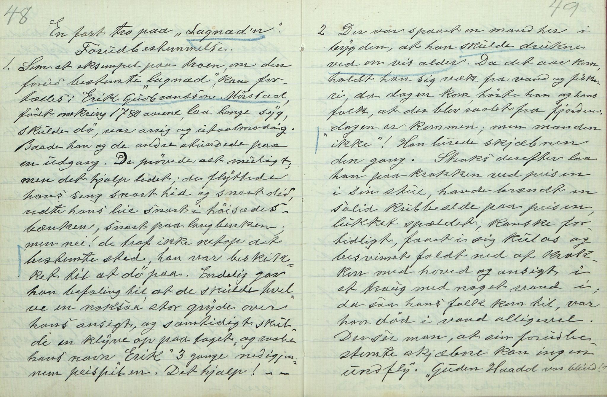 Rikard Berge, TEMU/TGM-A-1003/F/L0007/0038: 251-299 / 288 Valdres. Uppskriftir fraa Ola K. Alfstad, 1914, p. 48-49