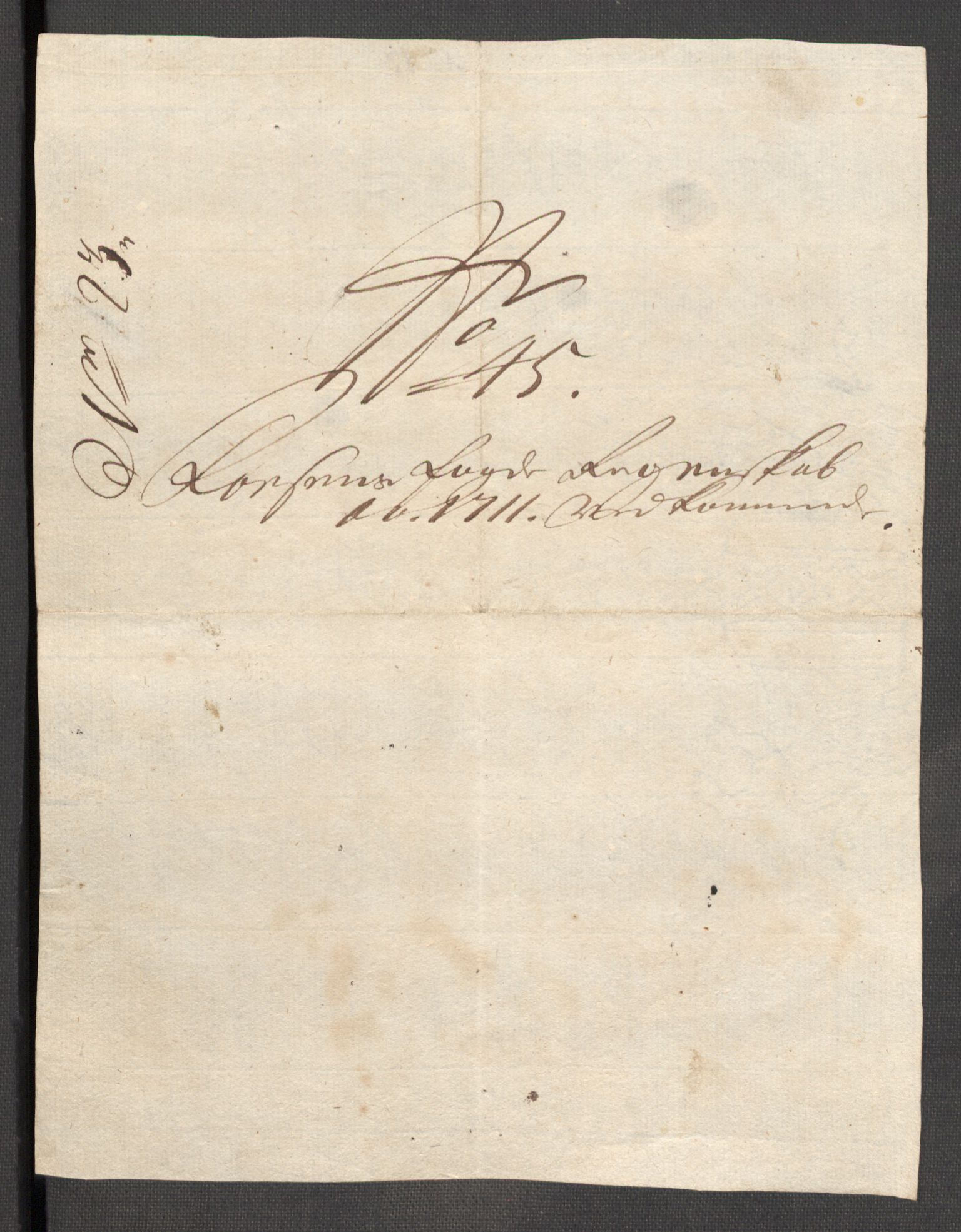 Rentekammeret inntil 1814, Reviderte regnskaper, Fogderegnskap, RA/EA-4092/R57/L3860: Fogderegnskap Fosen, 1711, p. 411