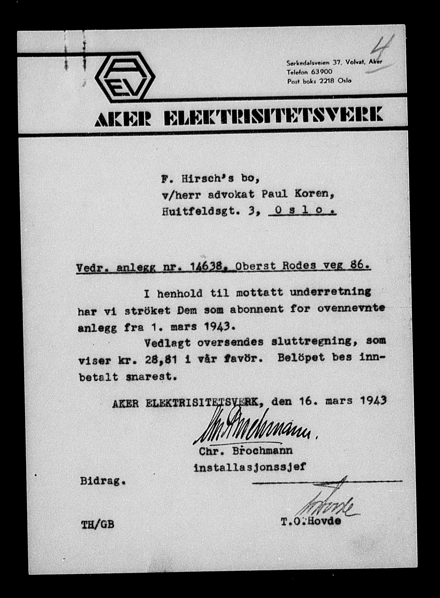 Justisdepartementet, Tilbakeføringskontoret for inndratte formuer, AV/RA-S-1564/H/Hc/Hcc/L0943: --, 1945-1947, p. 474