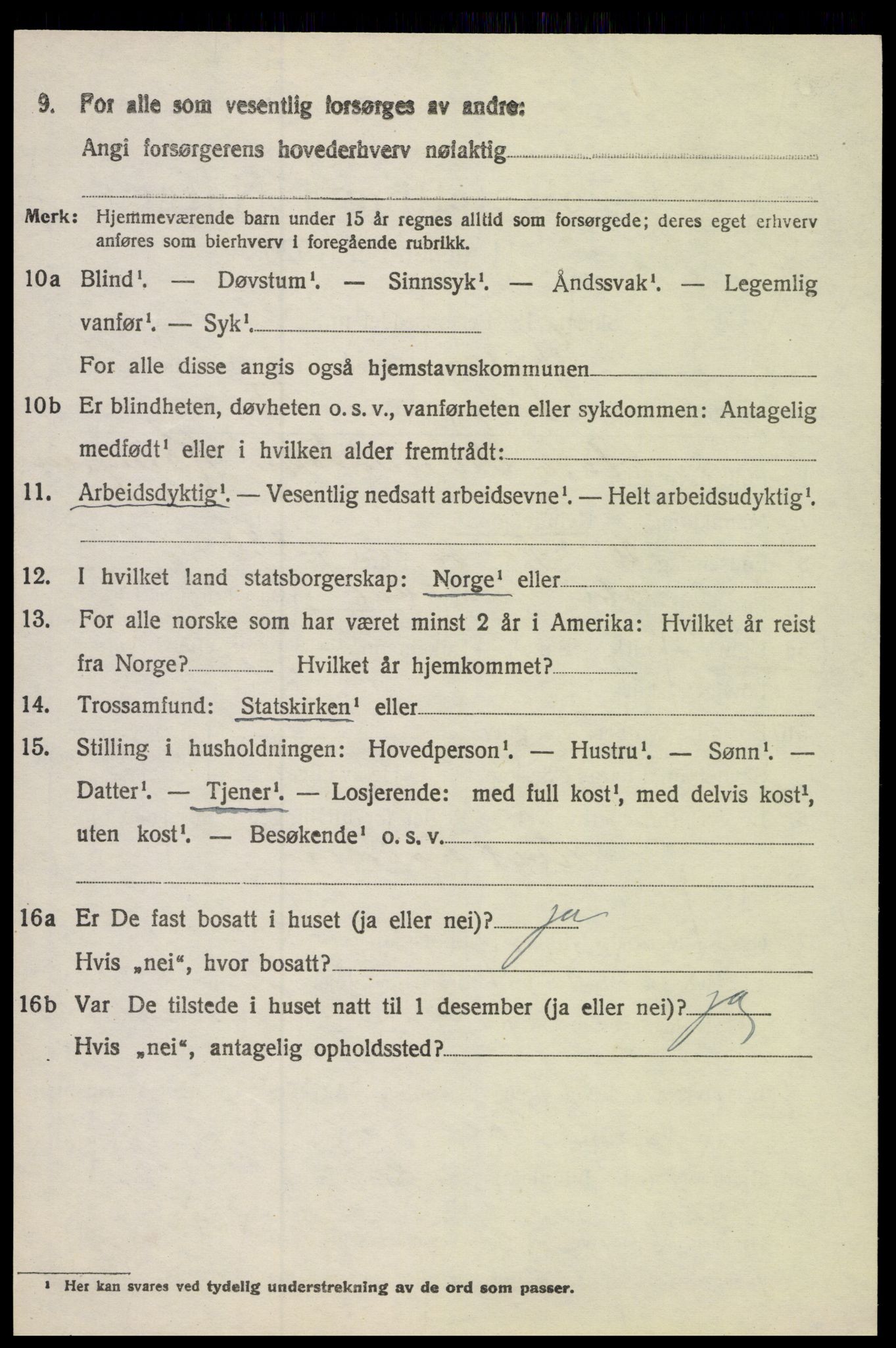 SAH, 1920 census for Øyer, 1920, p. 4498