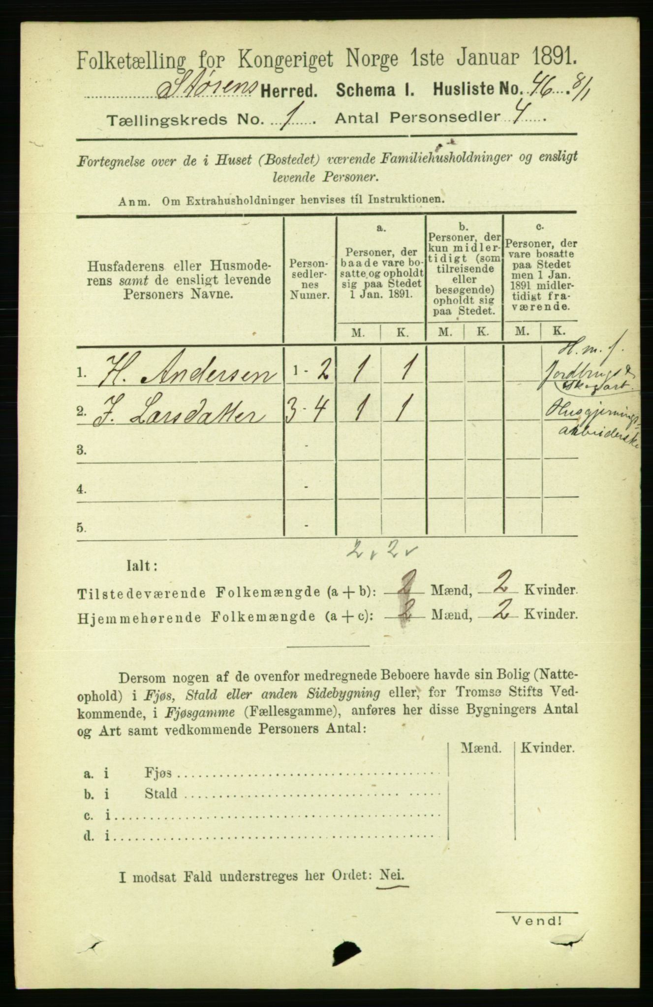 RA, 1891 census for 1648 Støren, 1891, p. 64