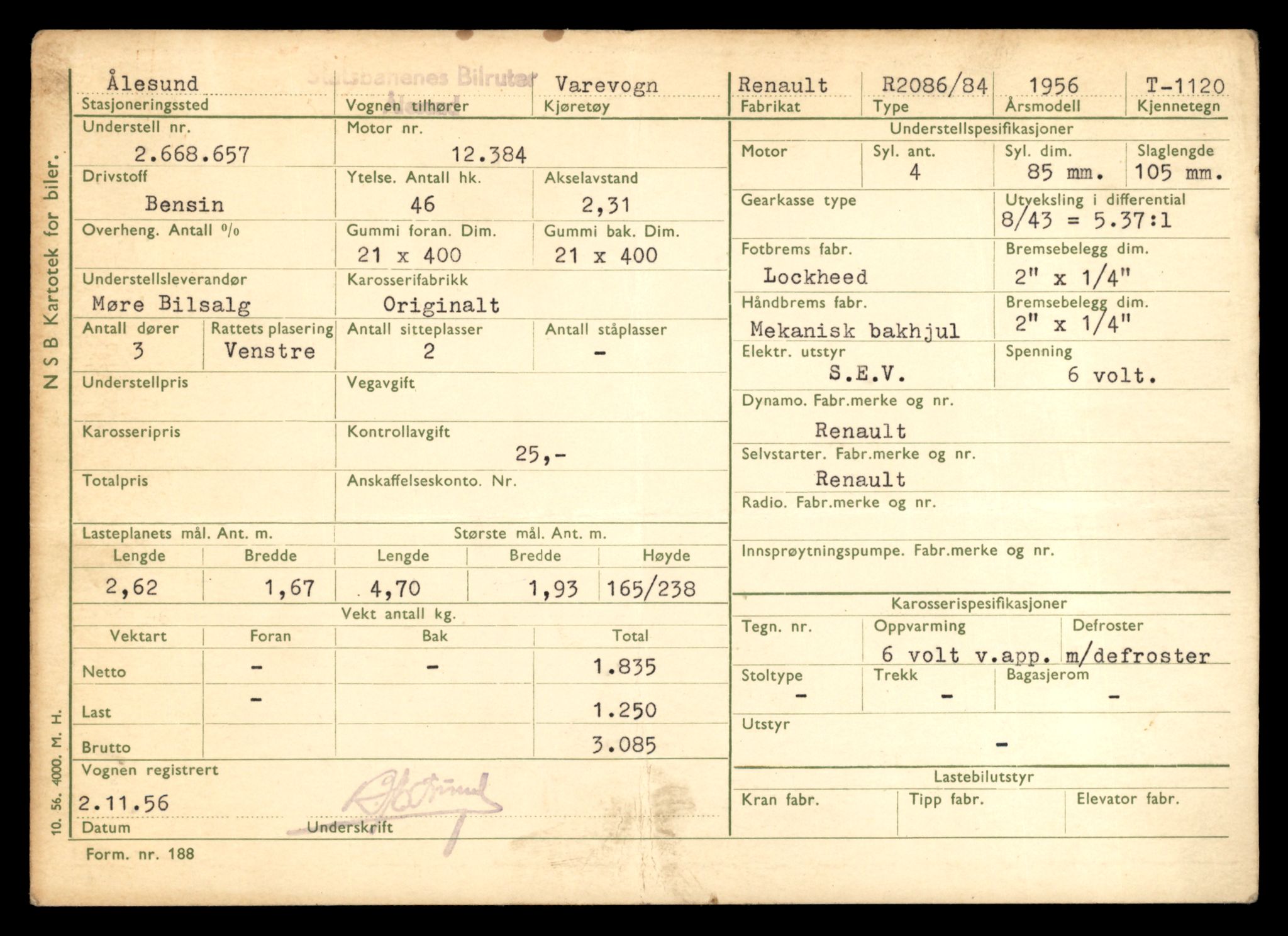Møre og Romsdal vegkontor - Ålesund trafikkstasjon, AV/SAT-A-4099/F/Fe/L0035: Registreringskort for kjøretøy T 12653 - T 12829, 1927-1998, p. 840
