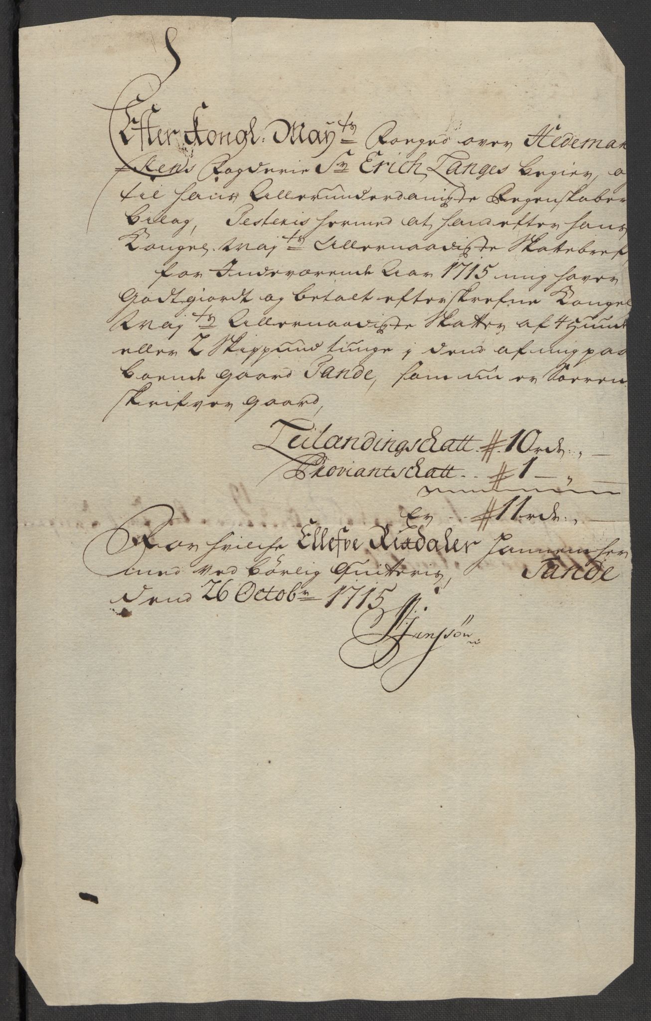 Rentekammeret inntil 1814, Reviderte regnskaper, Fogderegnskap, AV/RA-EA-4092/R16/L1053: Fogderegnskap Hedmark, 1715, p. 379