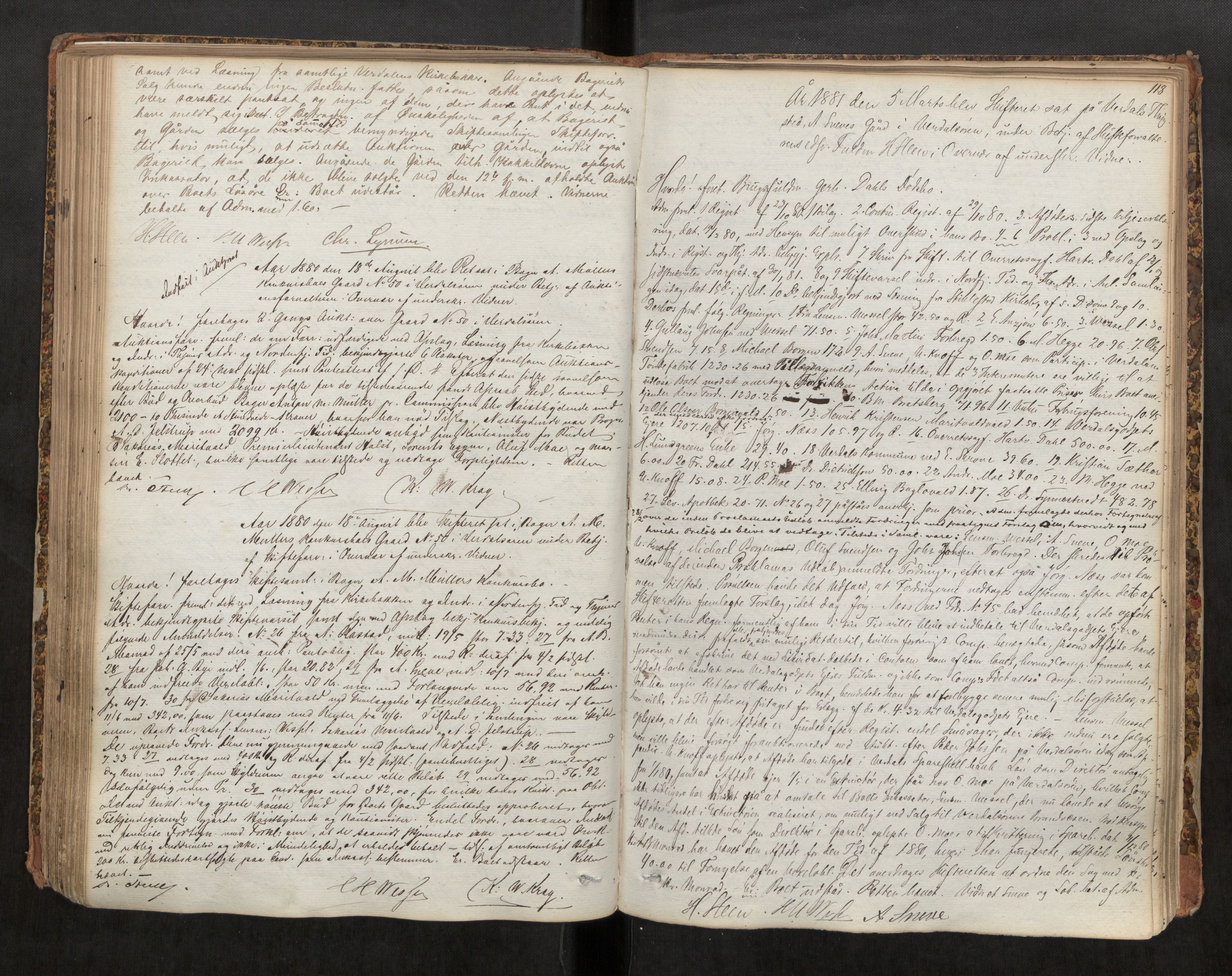 Stjør- og Verdal sorenskriveri, AV/SAT-A-4167/1/3/3B/L0008: Skifteforhandlingsprotokoll, 1848-1899, p. 118