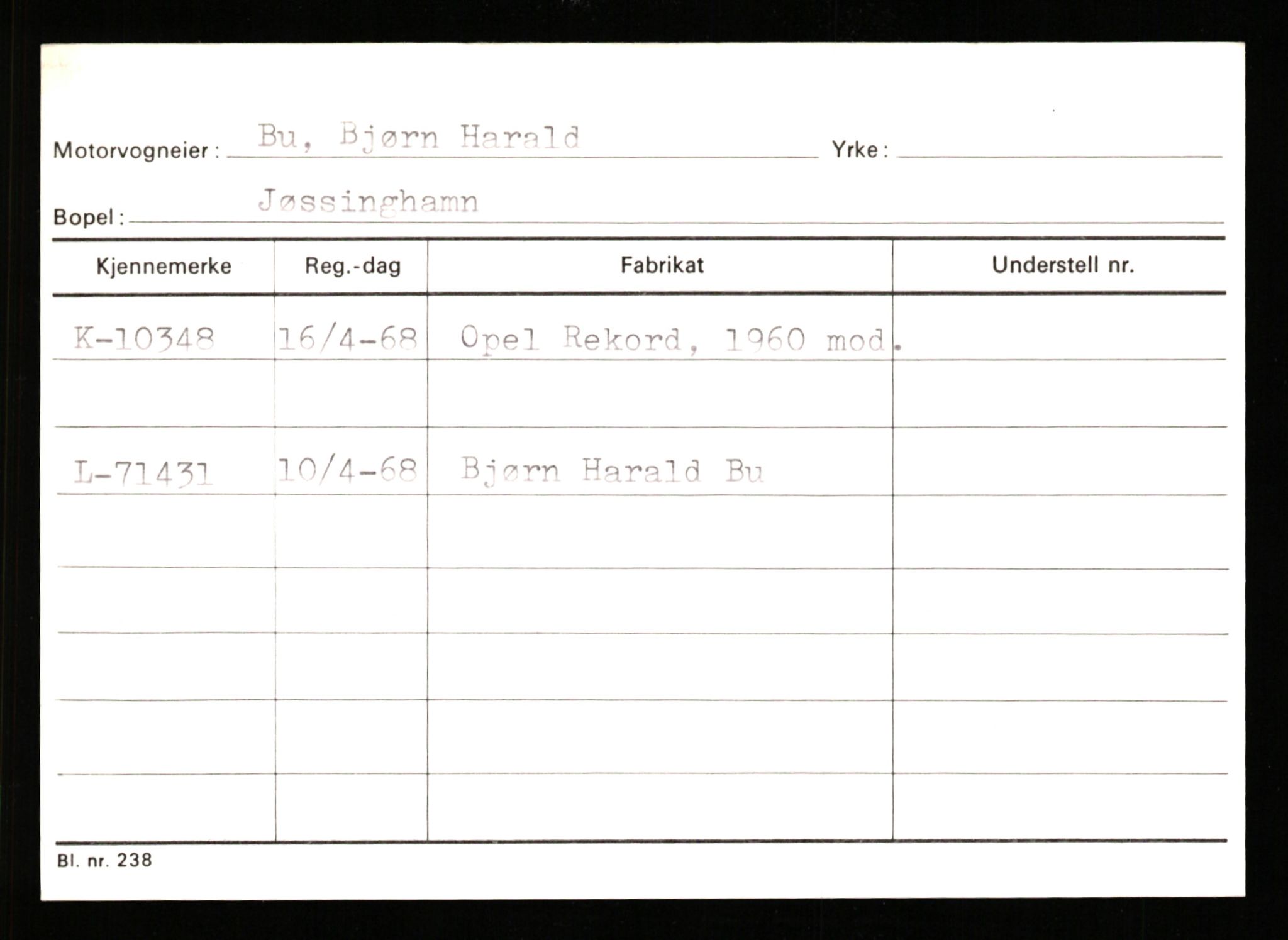 Stavanger trafikkstasjon, AV/SAST-A-101942/0/G/L0002: Registreringsnummer: 5791 - 10405, 1930-1971, p. 3184