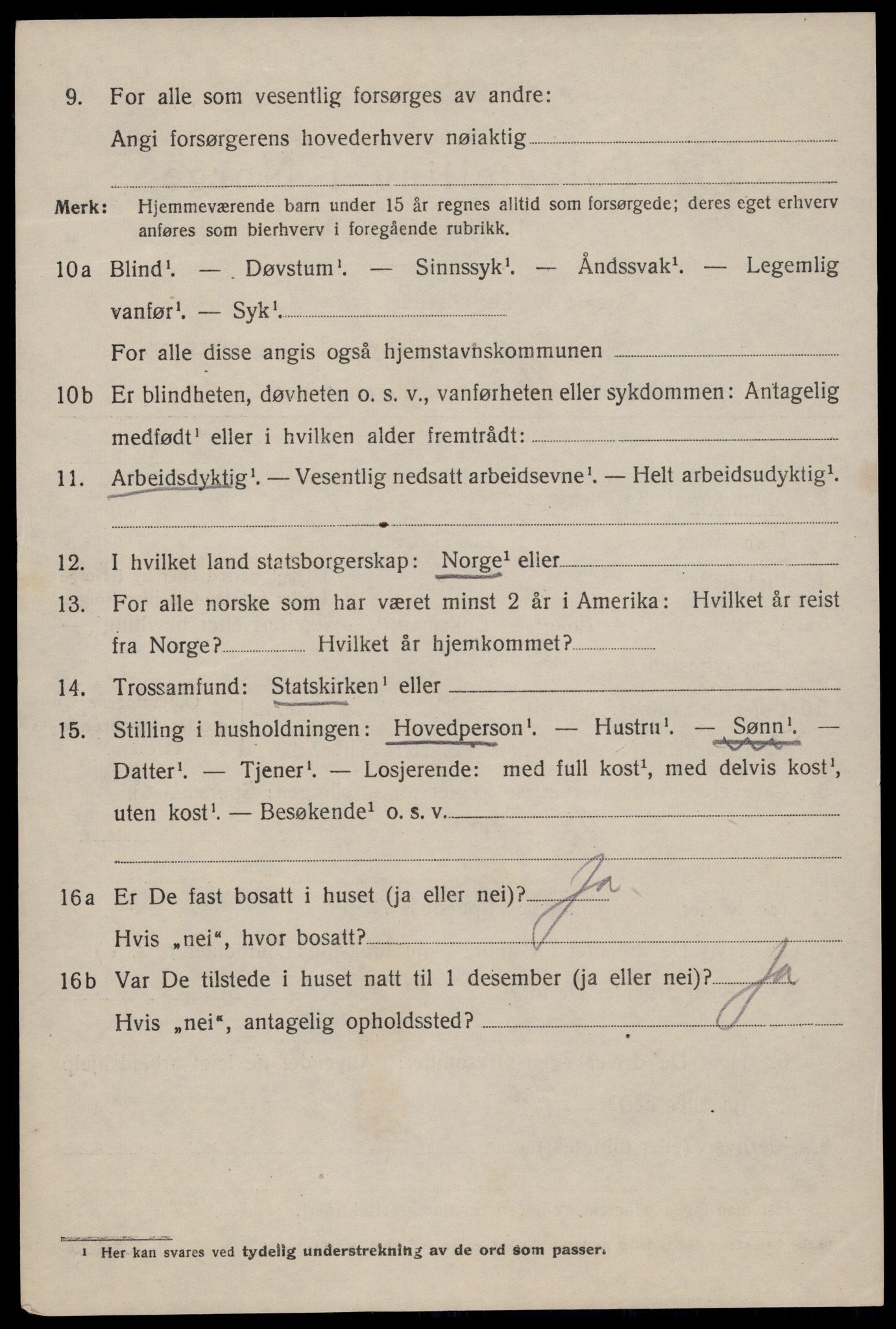 SAST, 1920 census for Skudeneshavn, 1920, p. 2451