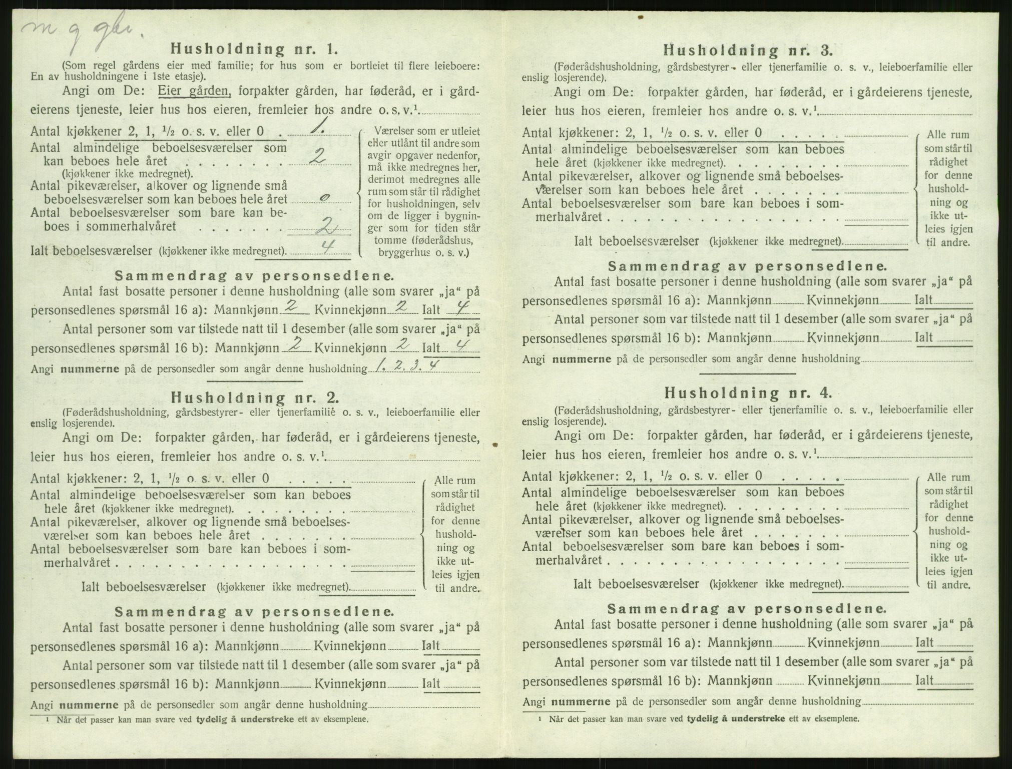 SAT, 1920 census for Eid (MR), 1920, p. 111