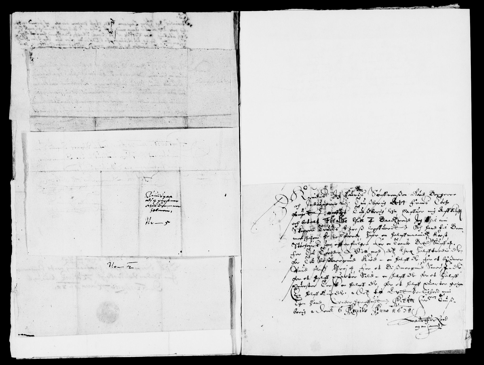 Rentekammeret inntil 1814, Reviderte regnskaper, Lensregnskaper, AV/RA-EA-5023/R/Rb/Rbo/L0017: Tønsberg len, 1636-1638