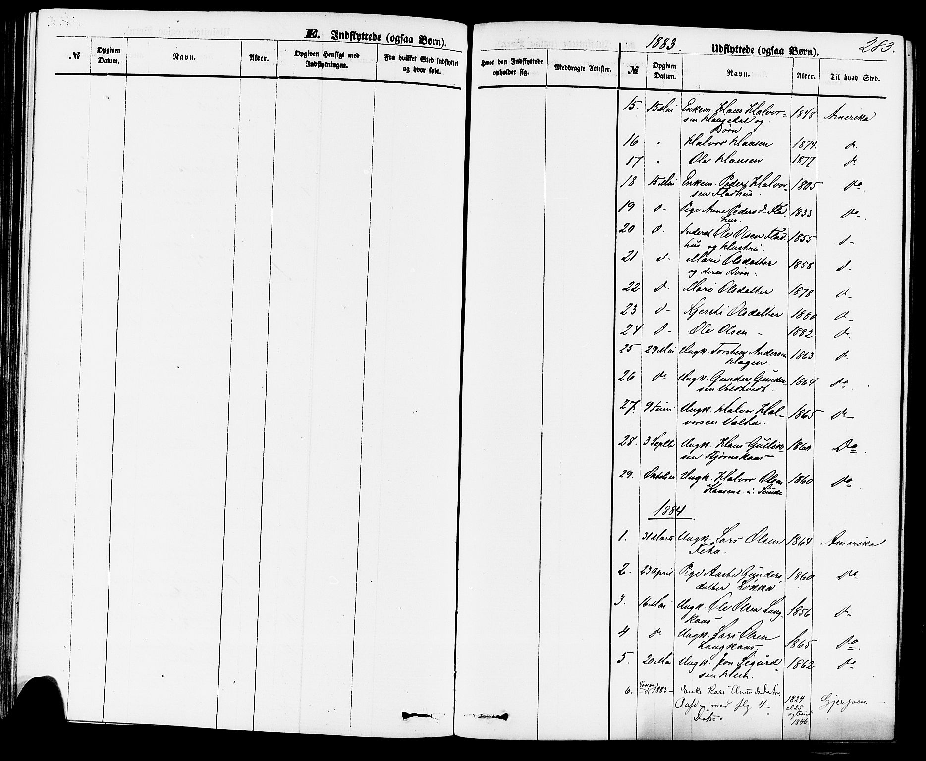 Sauherad kirkebøker, SAKO/A-298/F/Fa/L0008: Parish register (official) no. I 8, 1873-1886, p. 283